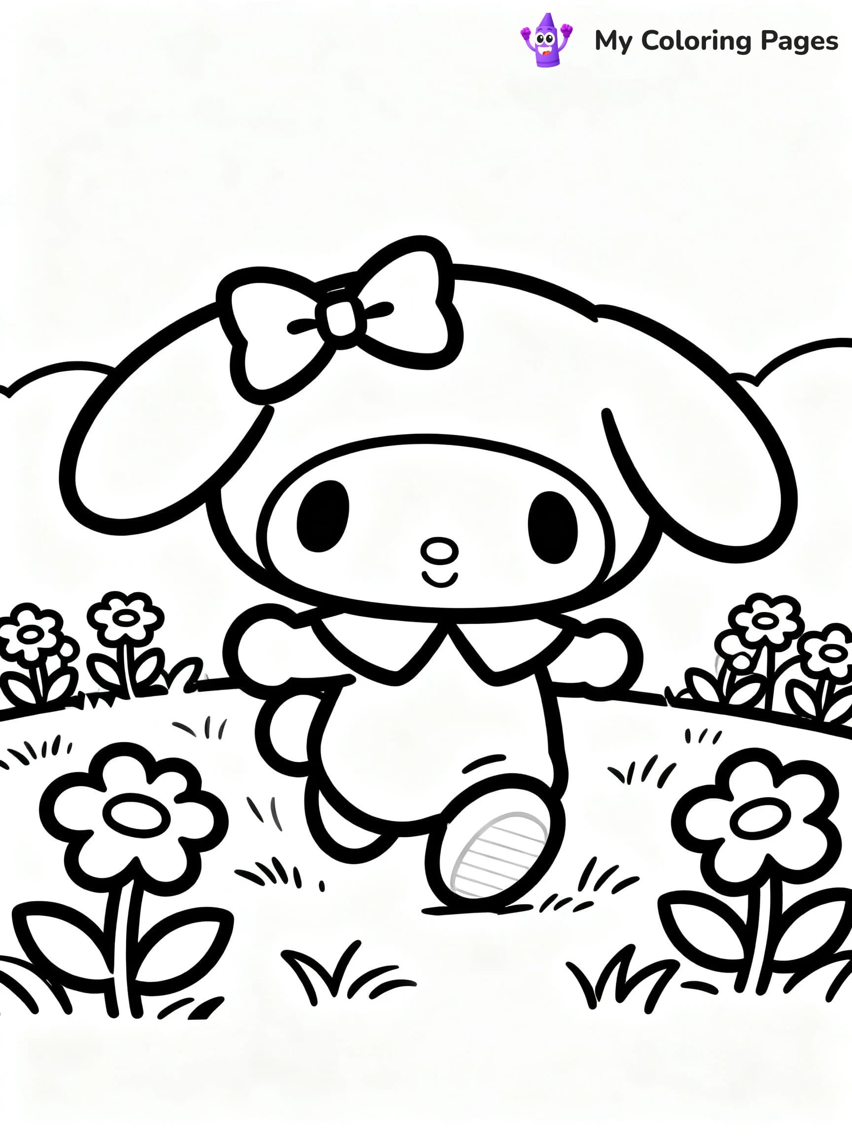 Choco Cat Coloring Pages - 2