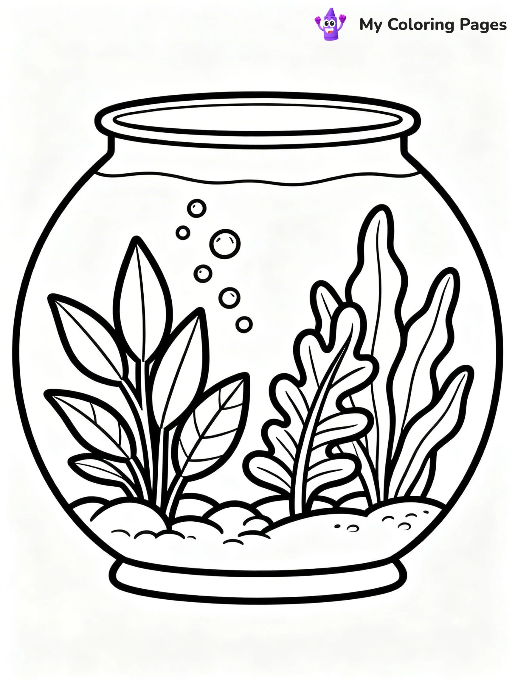 Fish Tank Coloring Pages - 23