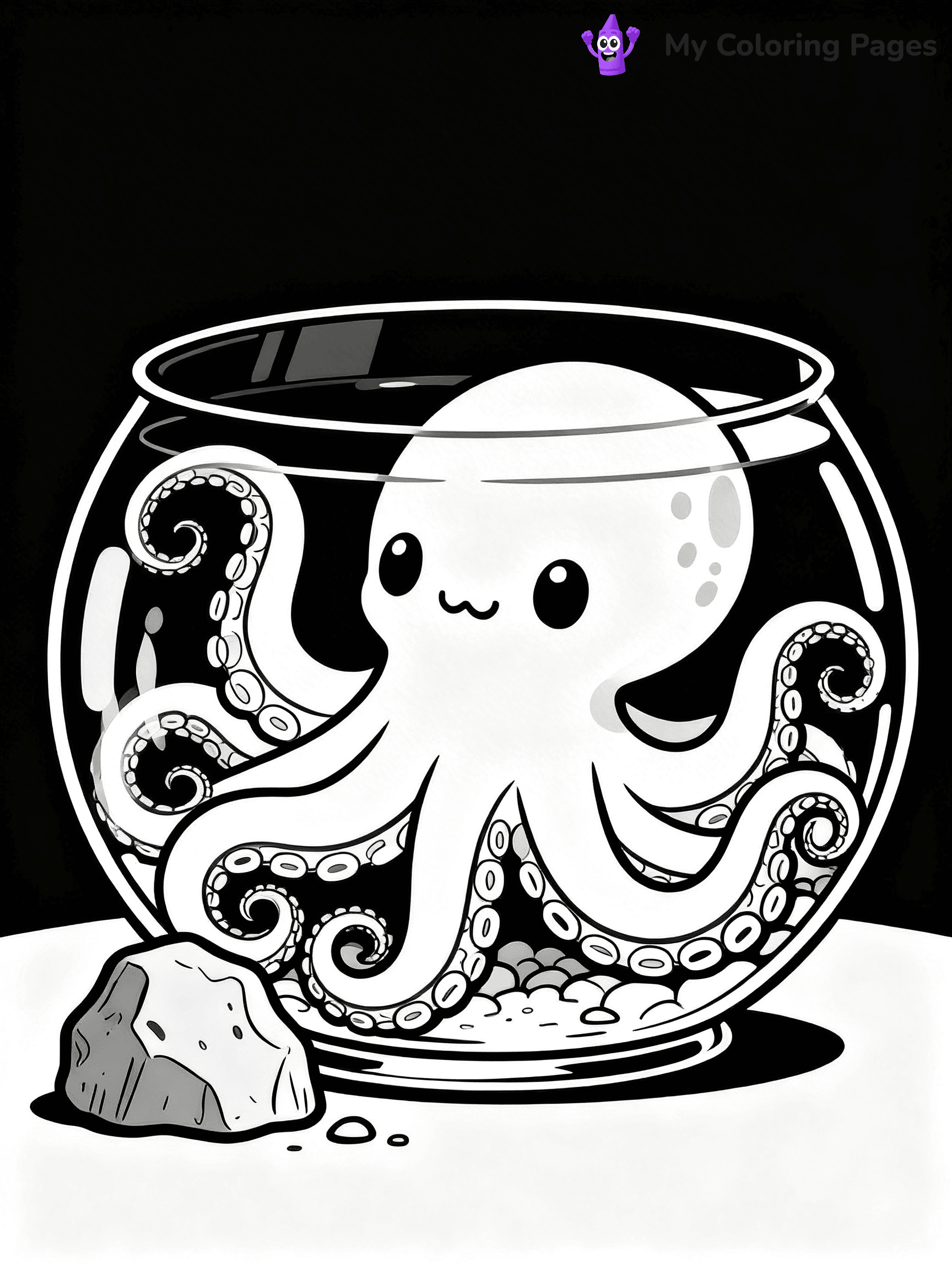 Fish Tank Coloring Pages - 13