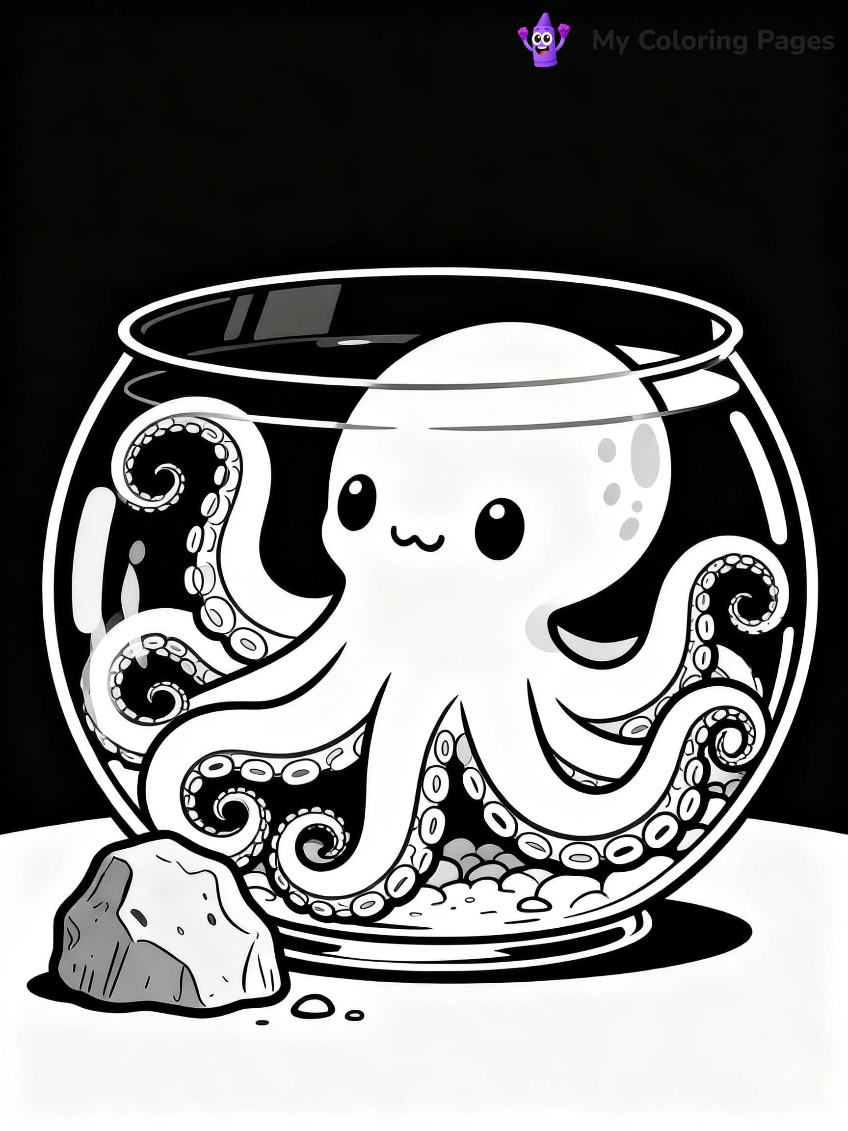 Fish Tank Coloring Pages - 13