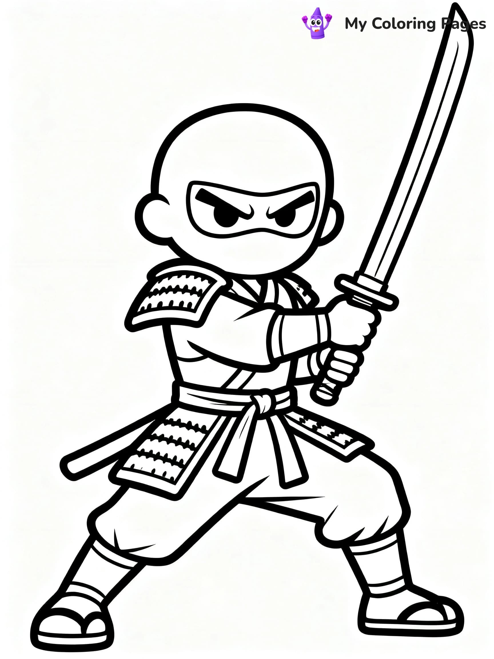 Cool Ninja Coloring Pages - 24