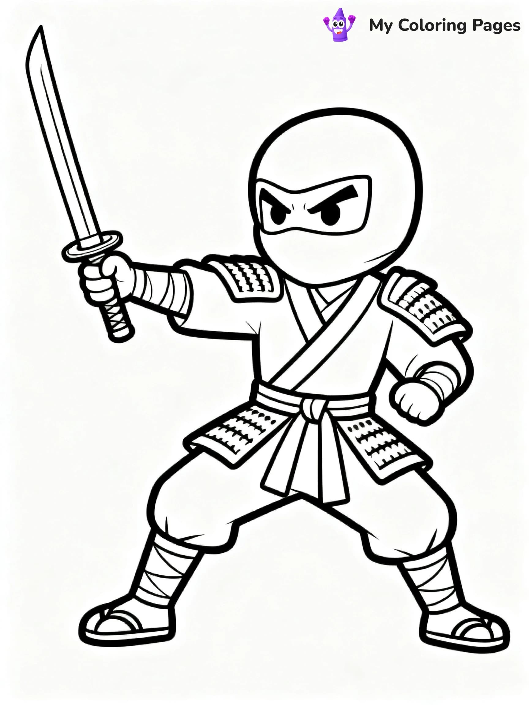 Cool Ninja Coloring Pages - 23