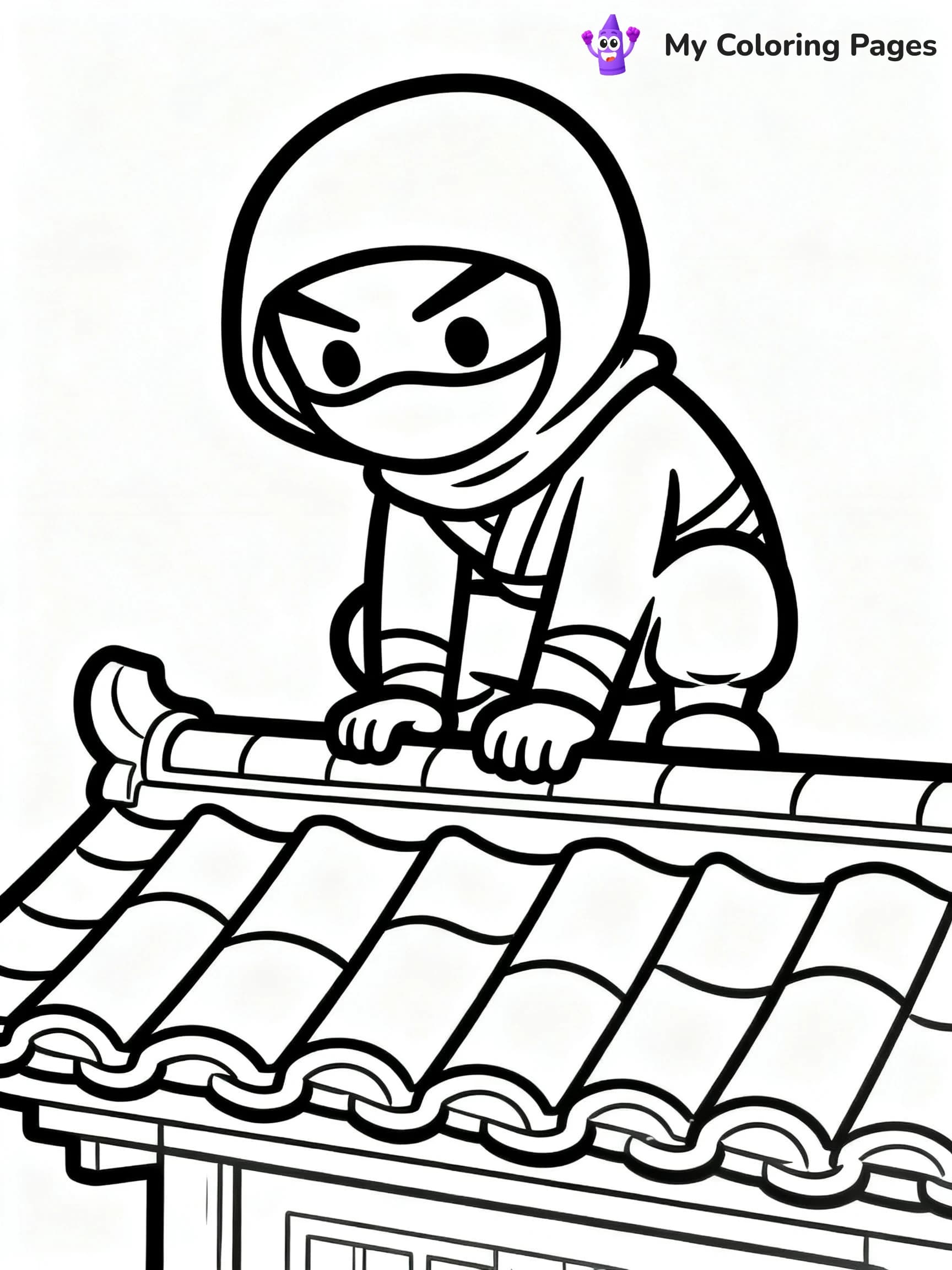 Cool Ninja Coloring Pages - 21