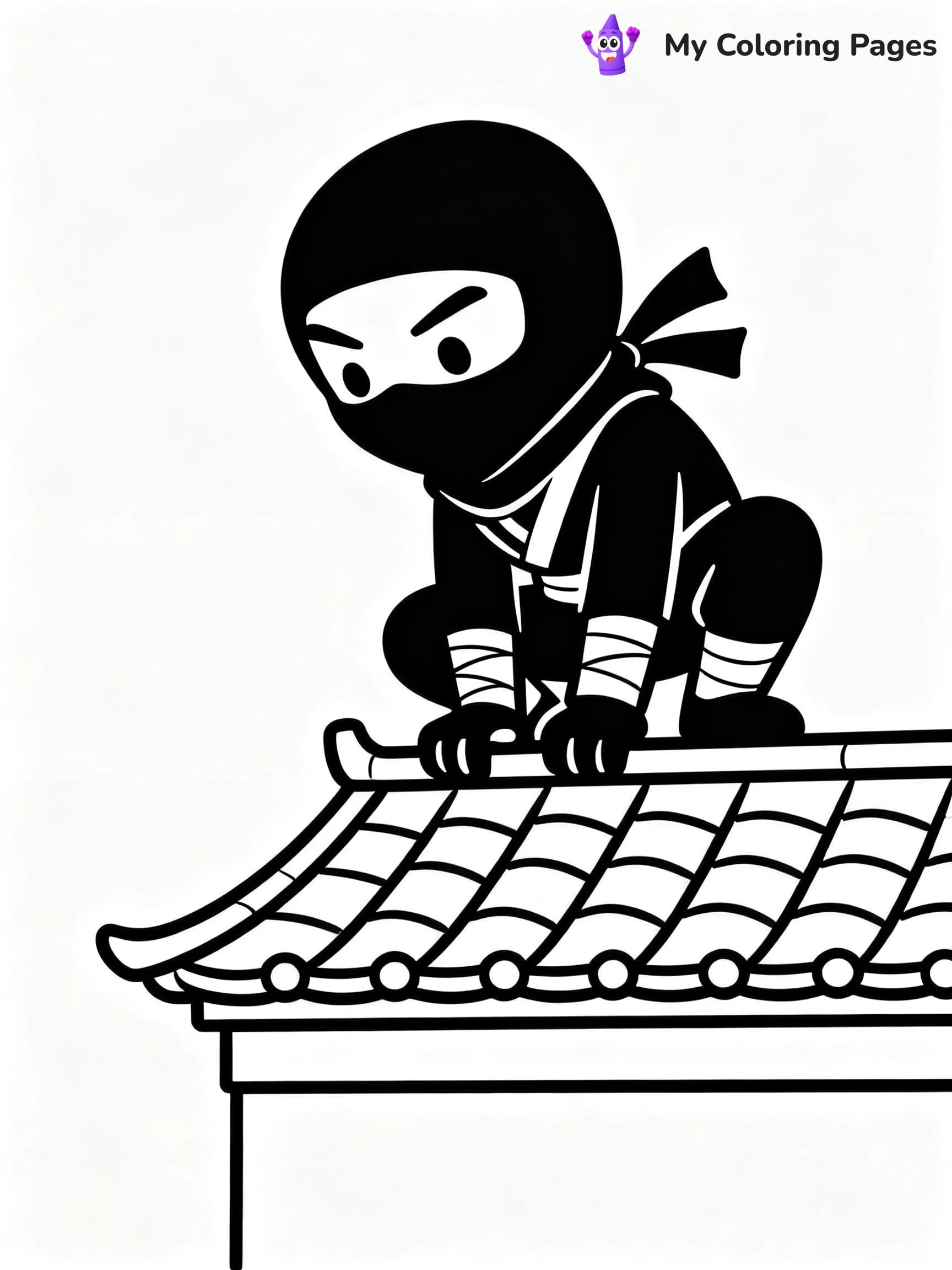 Cool Ninja Coloring Pages - 19