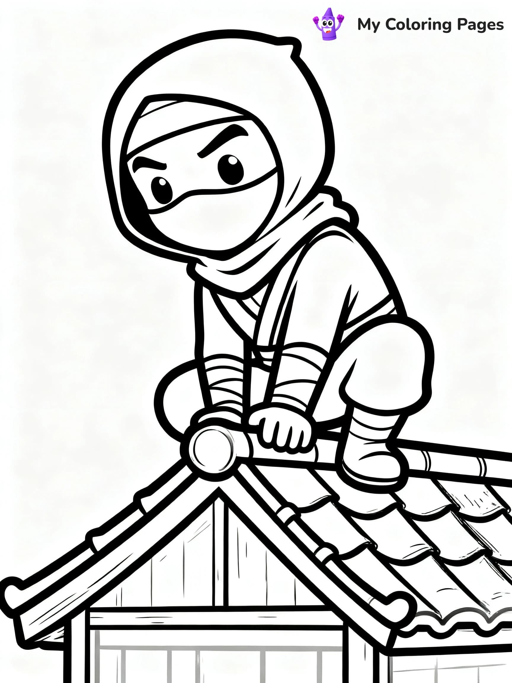 Cool Ninja Coloring Pages - 18