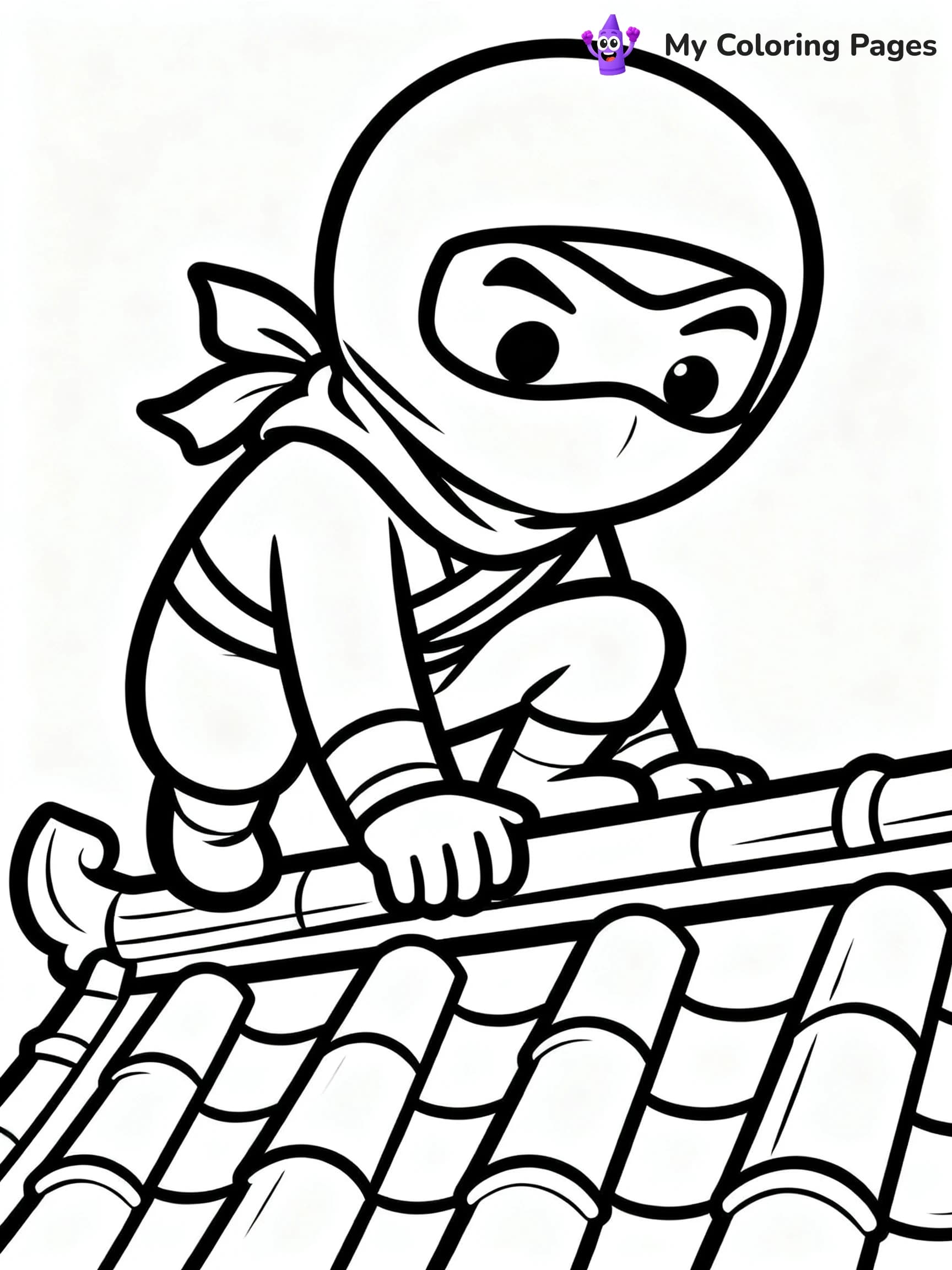 Cool Ninja Coloring Pages - 17