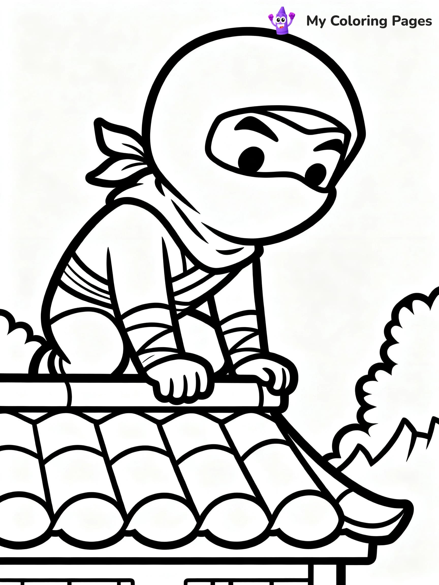 Cool Ninja Coloring Pages - 16