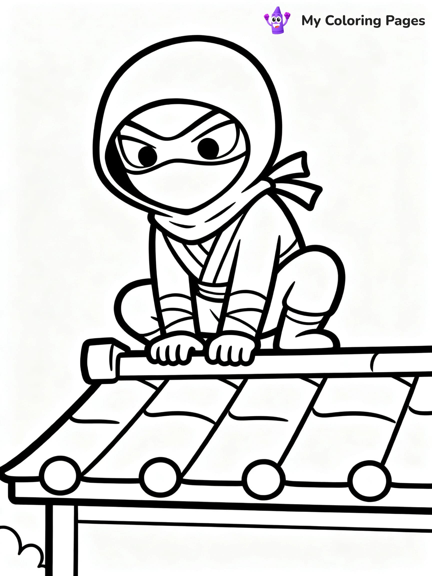 Cool Ninja Coloring Pages - 15