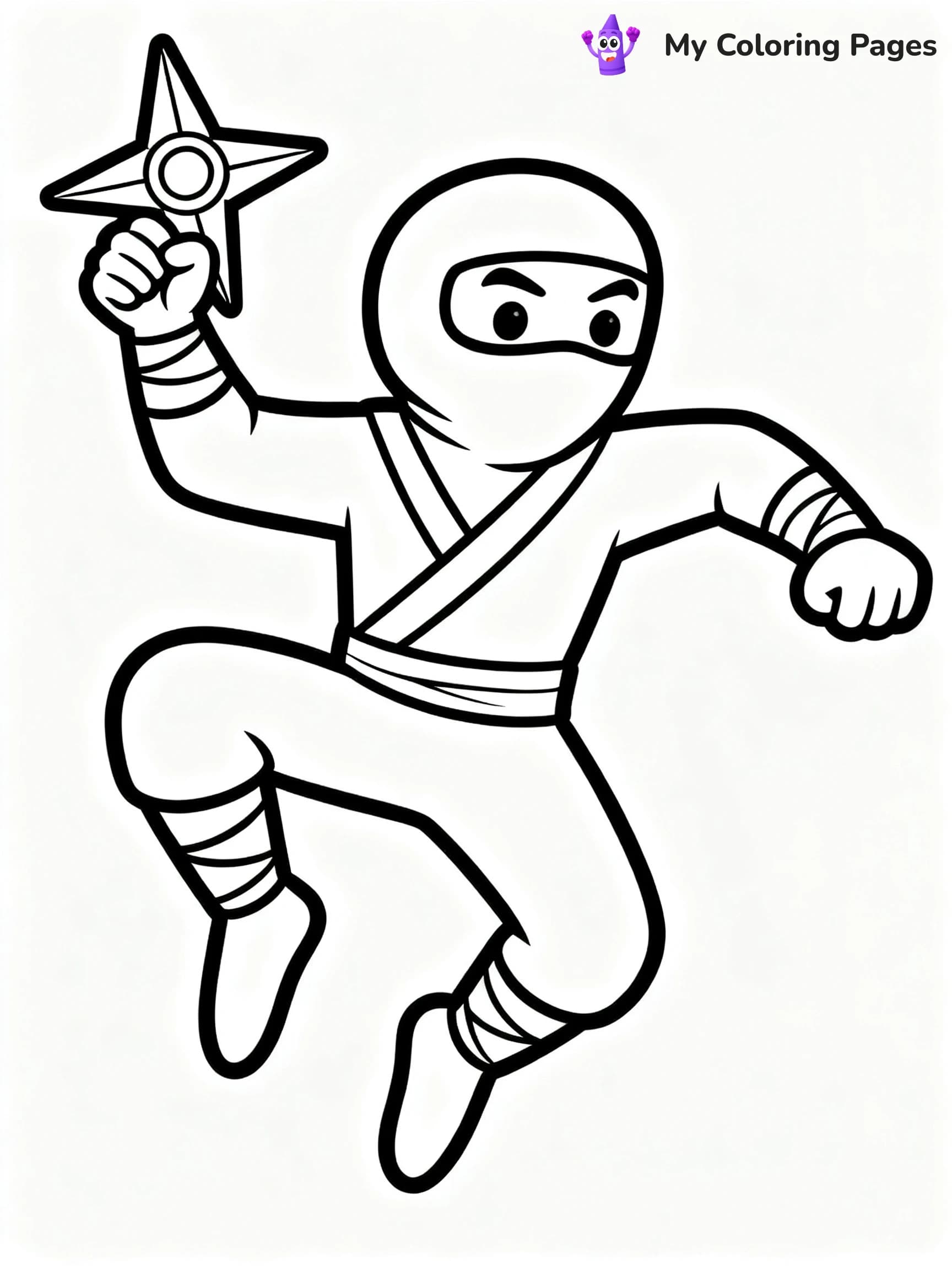 Cool Ninja Coloring Pages - 5