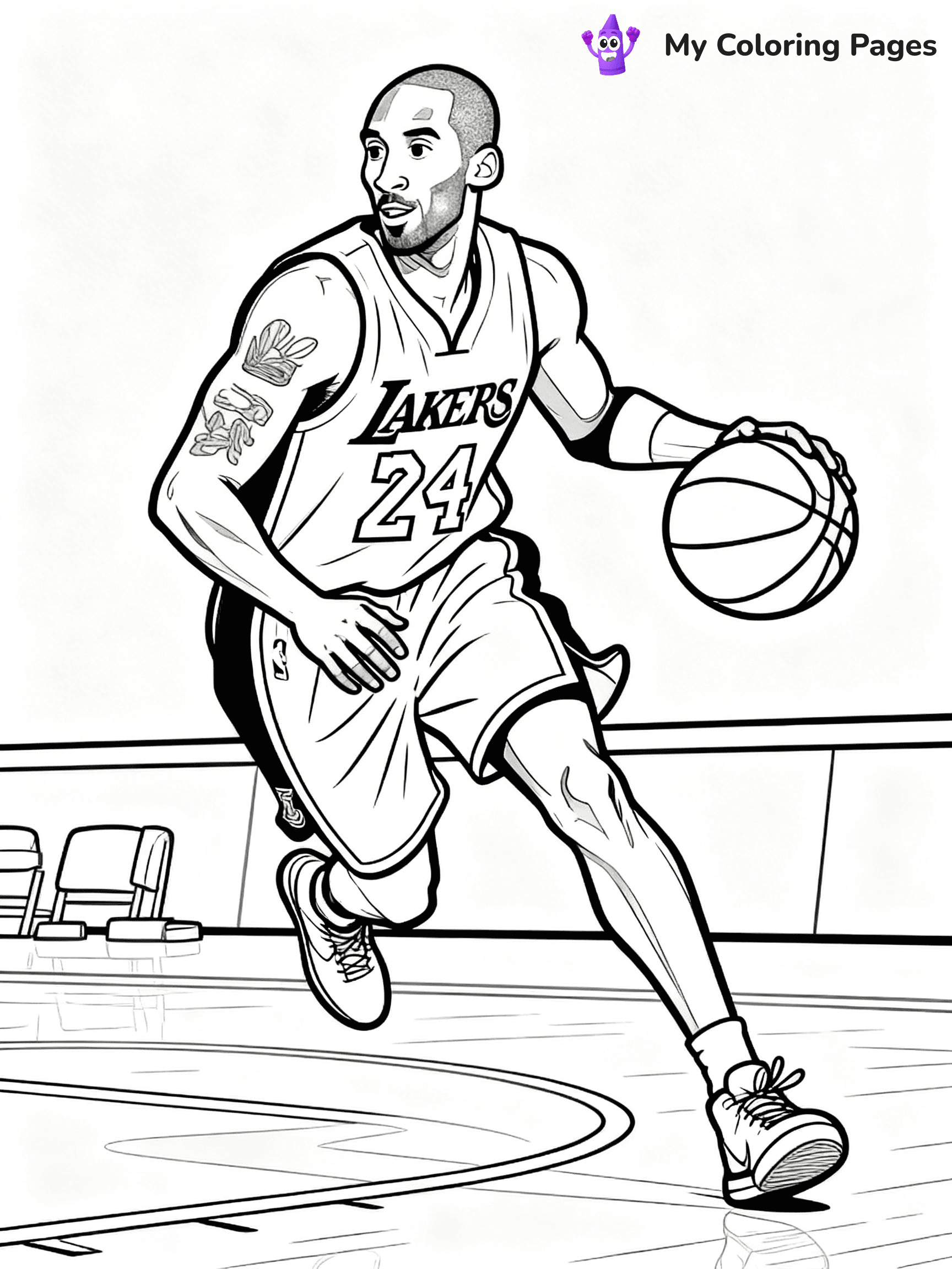 Kobe Bryant Coloring Pages - 21