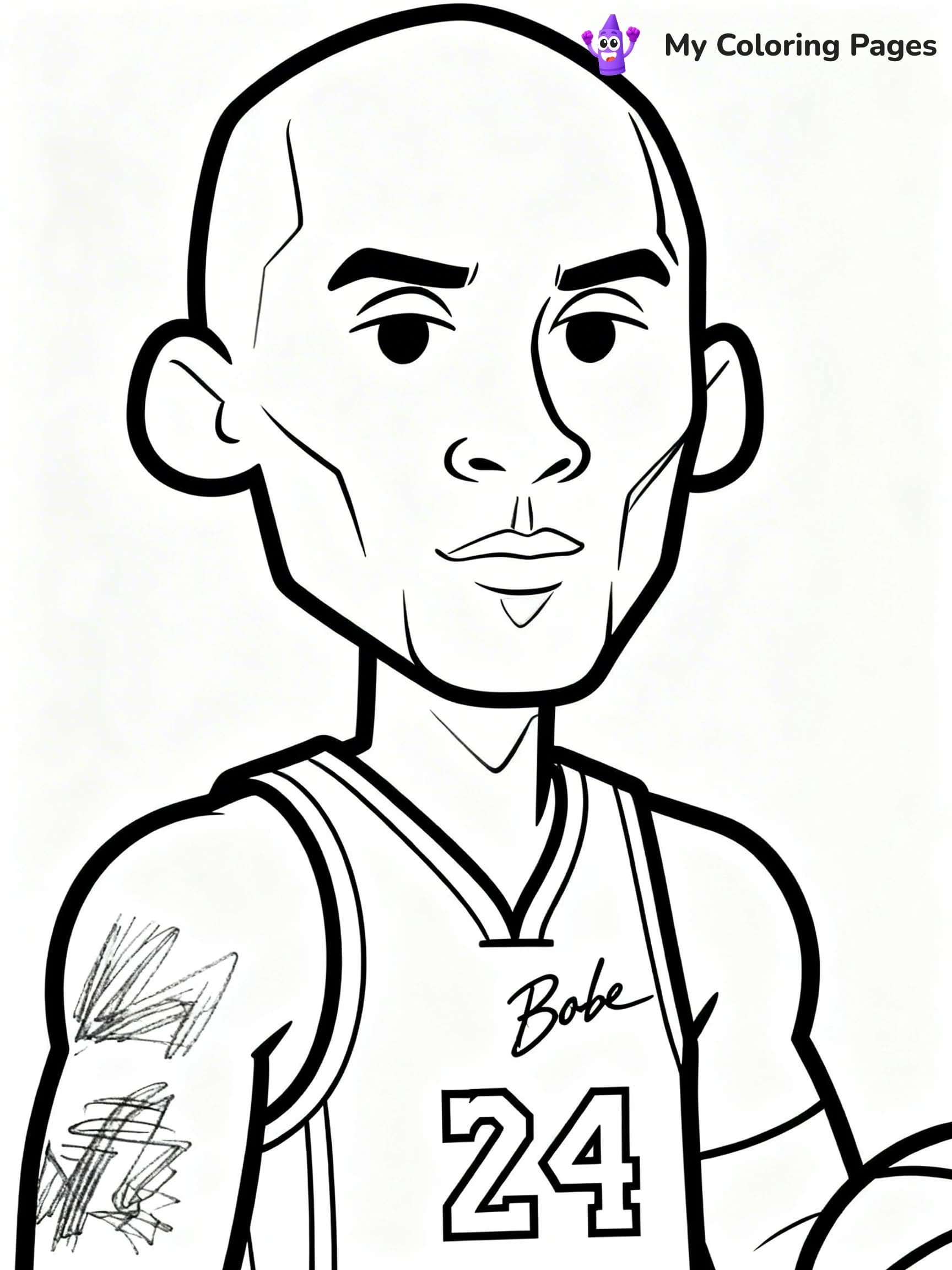 Kobe Bryant Coloring Pages - 14