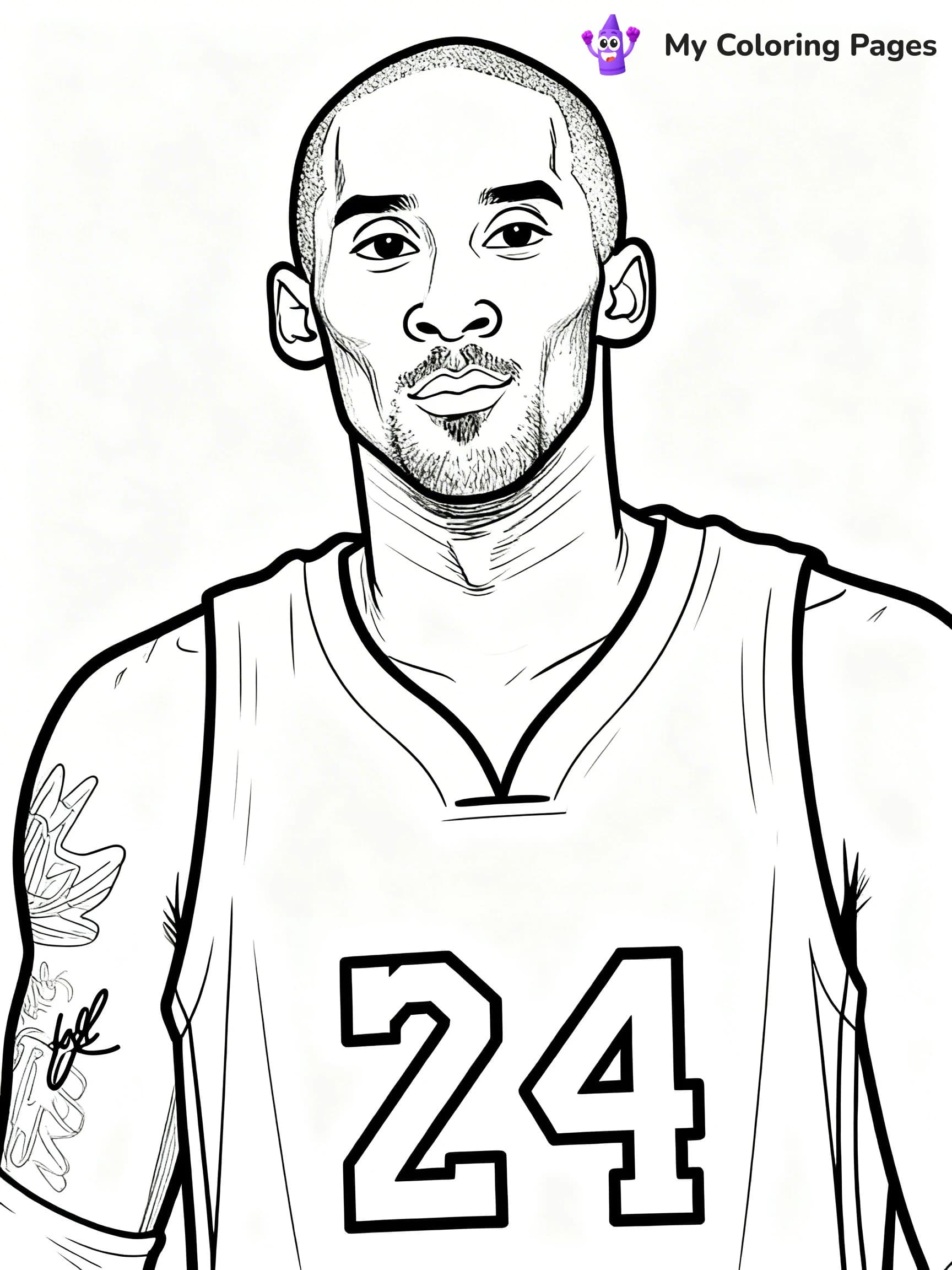 Kobe Bryant Coloring Pages - 13