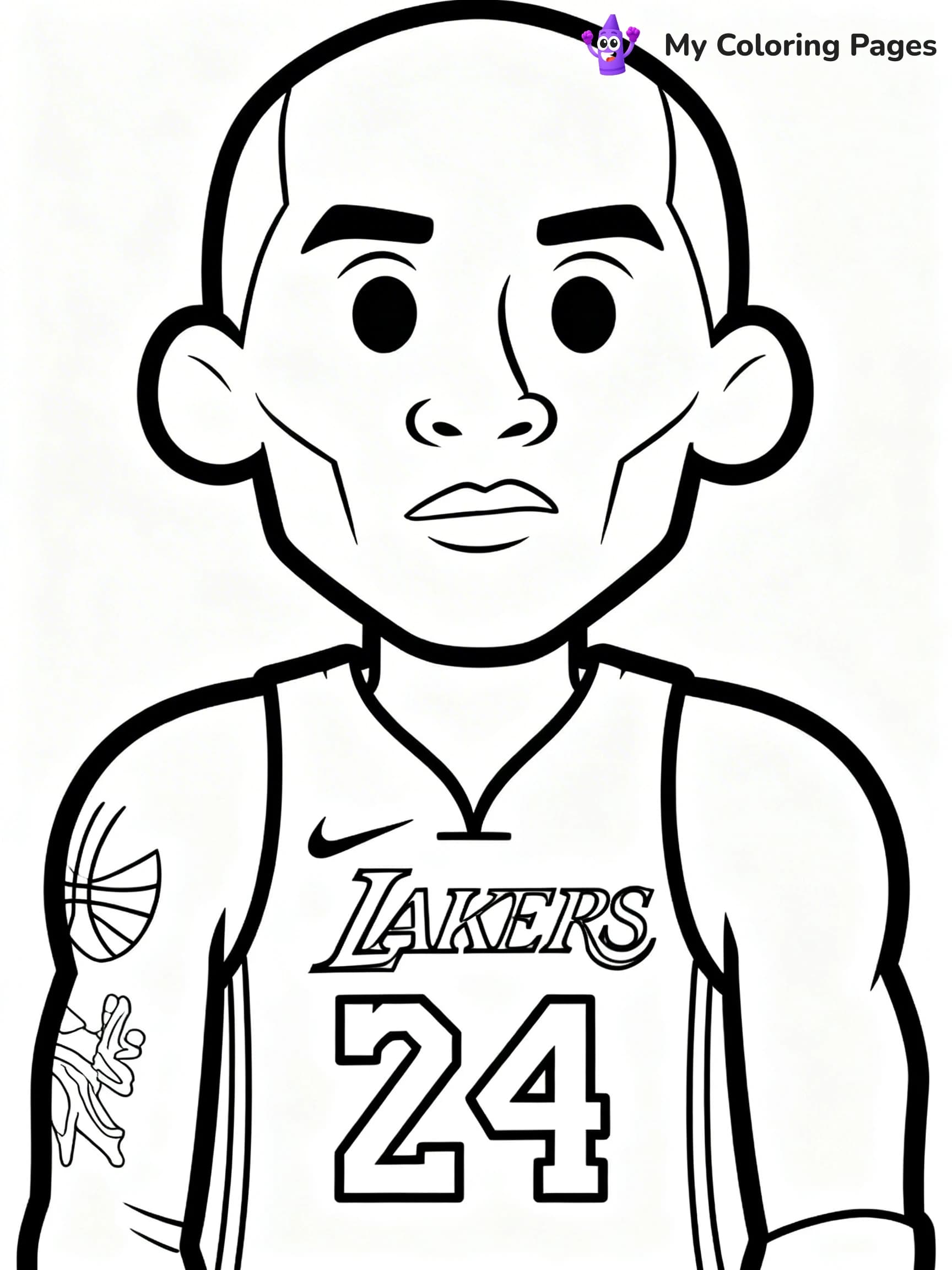 Kobe Bryant Coloring Pages - 12