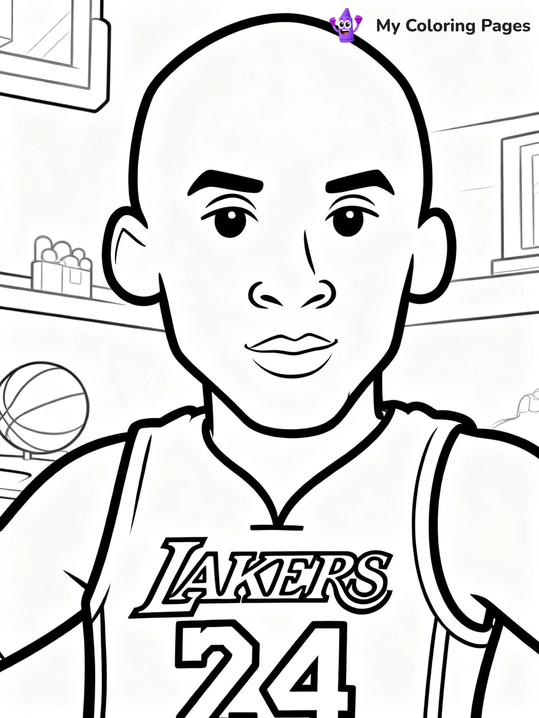 Kobe Bryant Coloring Pages - 10