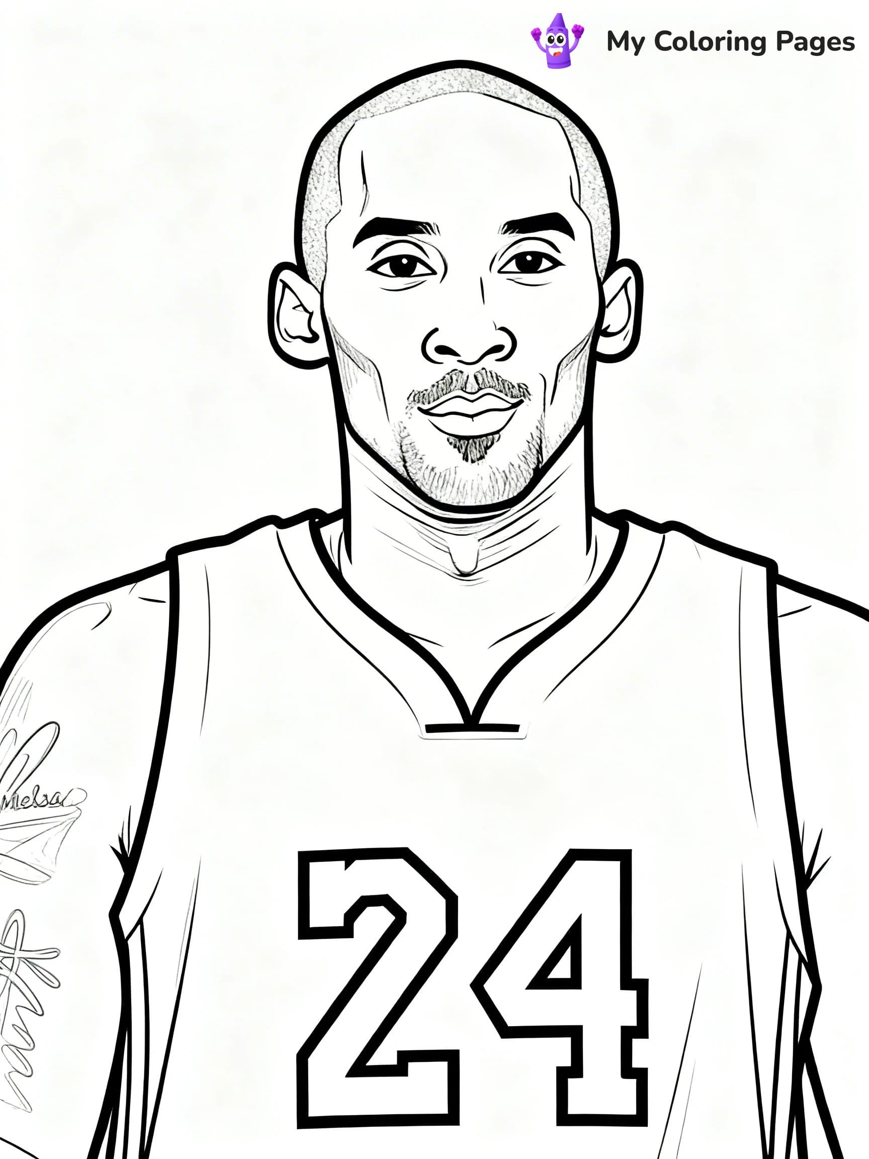 Kobe Bryant Coloring Pages - 9