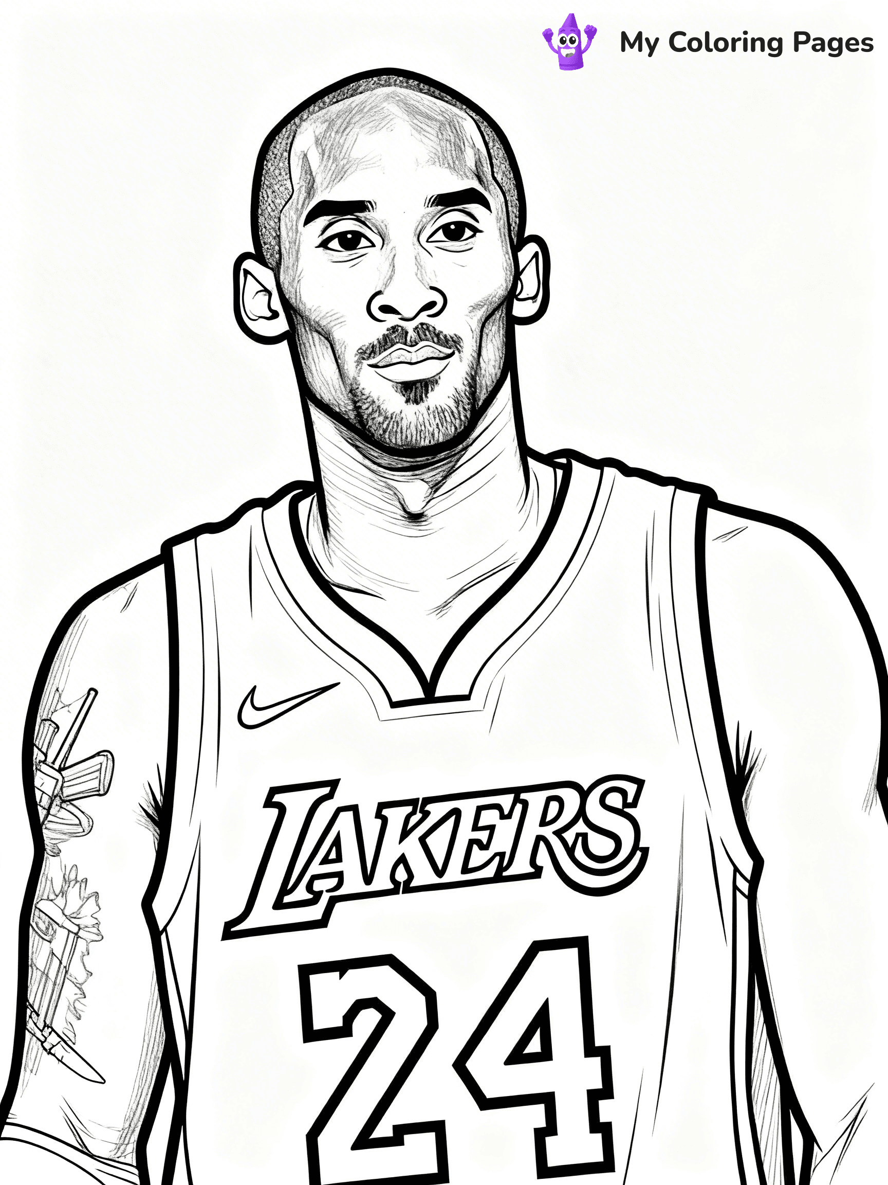 Kobe Bryant Coloring Pages - 8