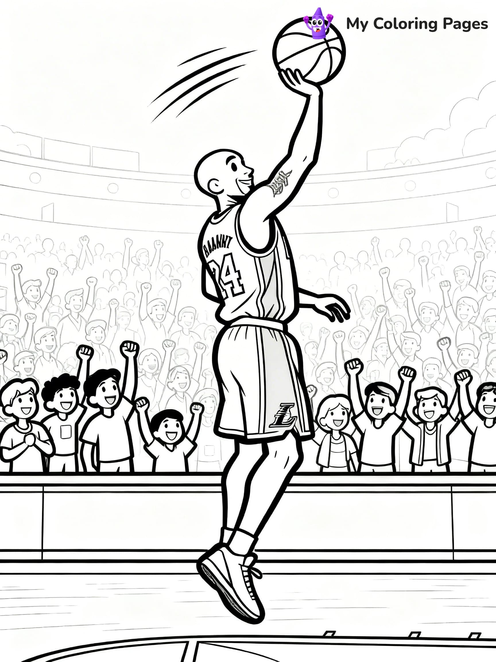 Kobe Bryant Coloring Pages - 6