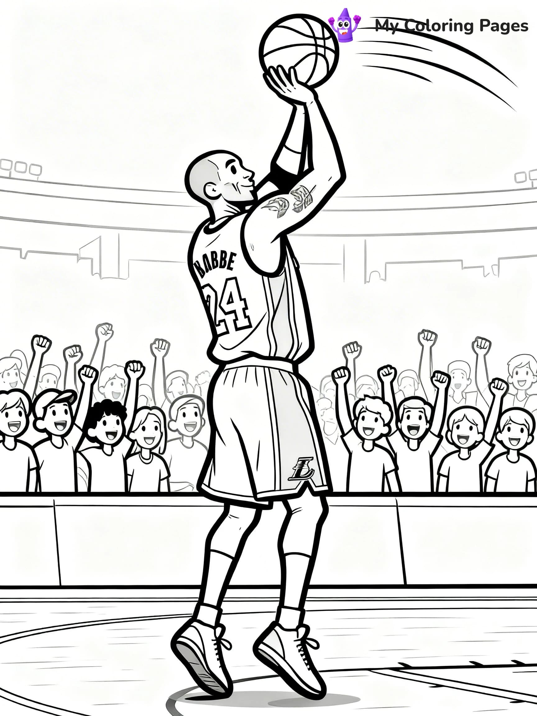 Kobe Bryant Coloring Pages - 5