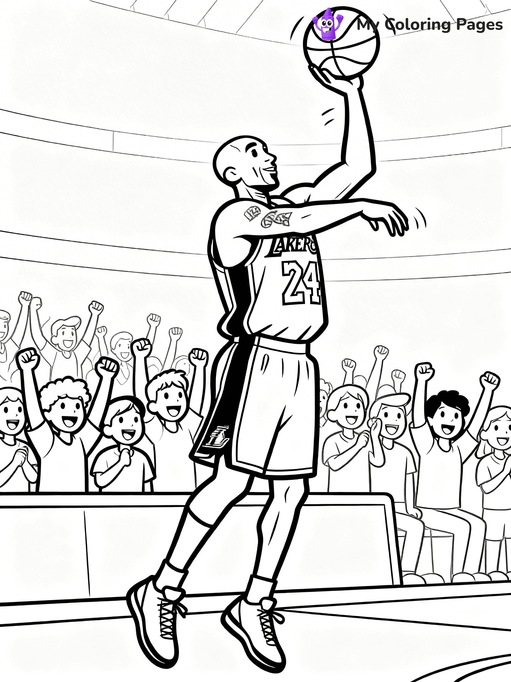 Kobe Bryant Coloring Pages - 4