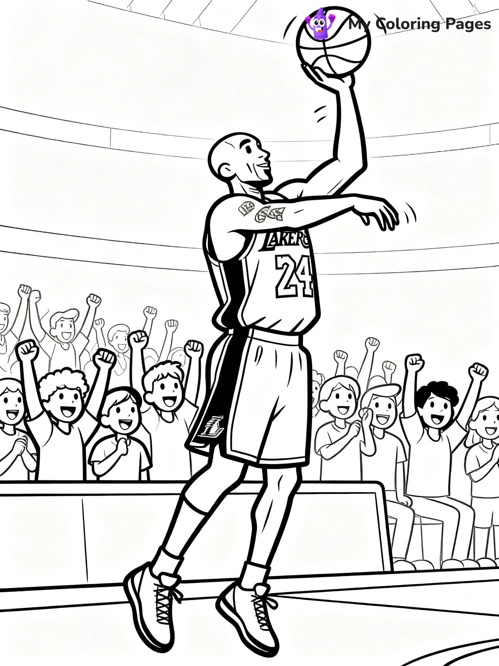 Kobe Bryant Coloring Pages - 4