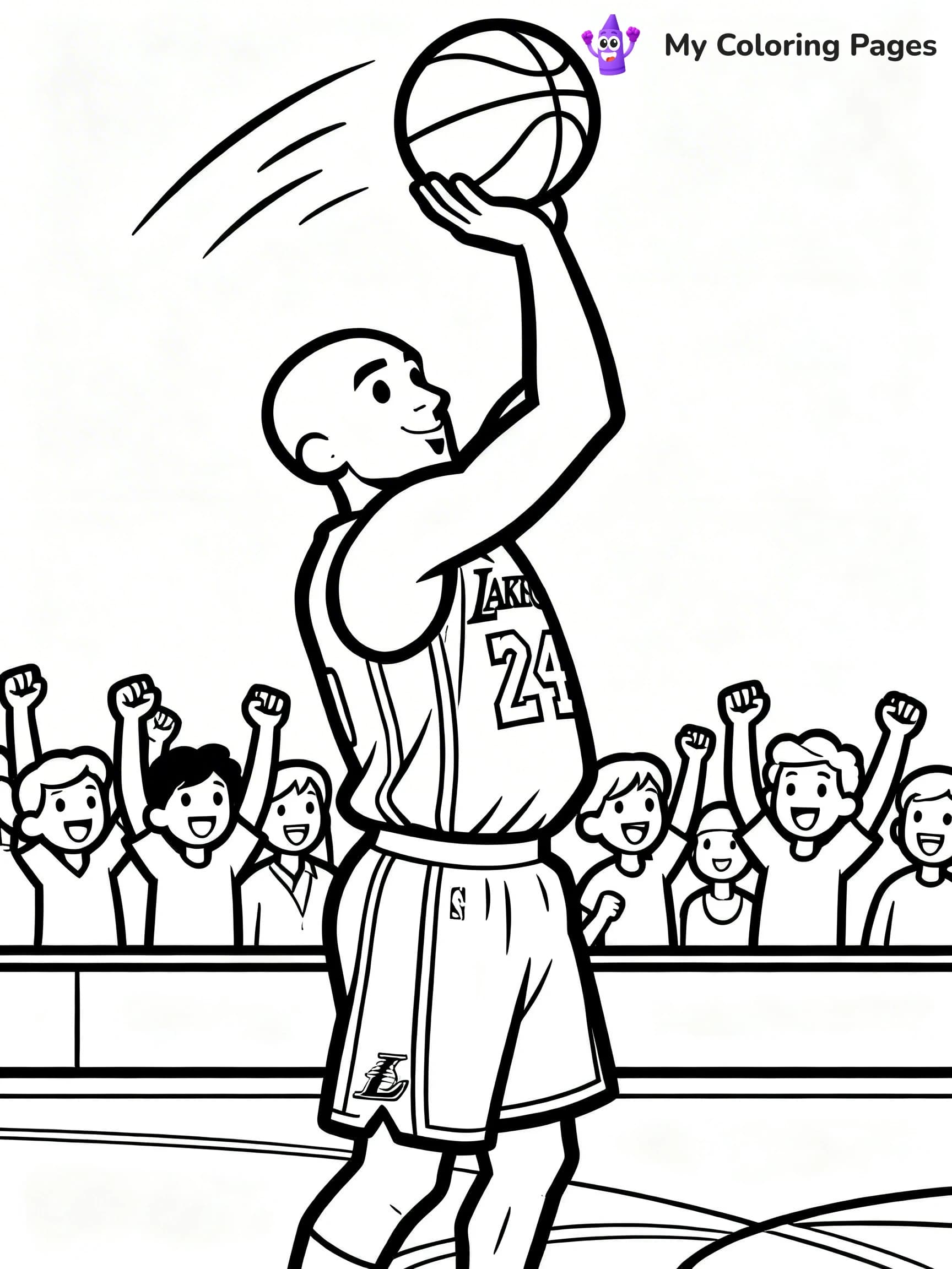 Kobe Bryant Coloring Pages - 3