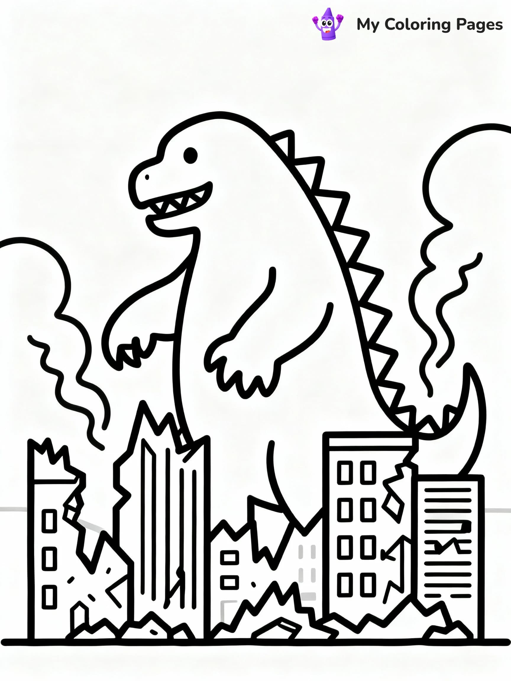 Godzilla Coloring Pages - 24
