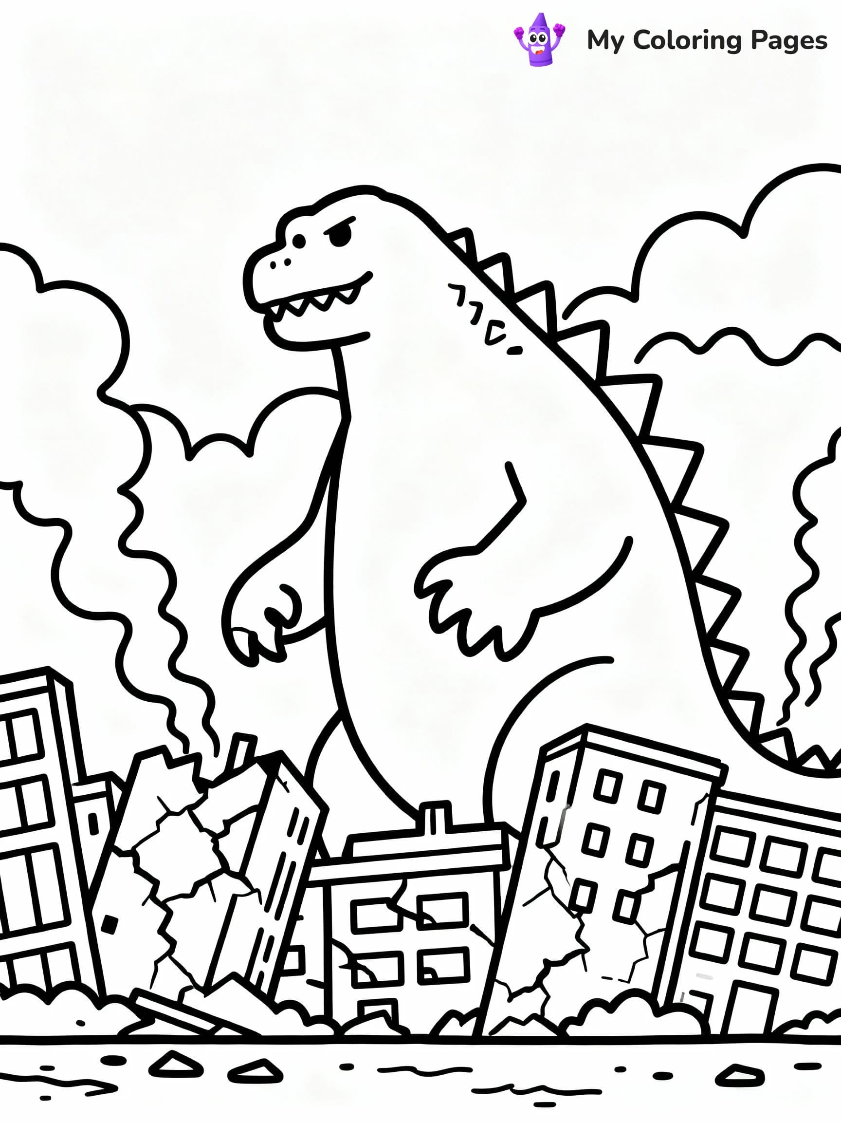 Godzilla Coloring Pages - 23
