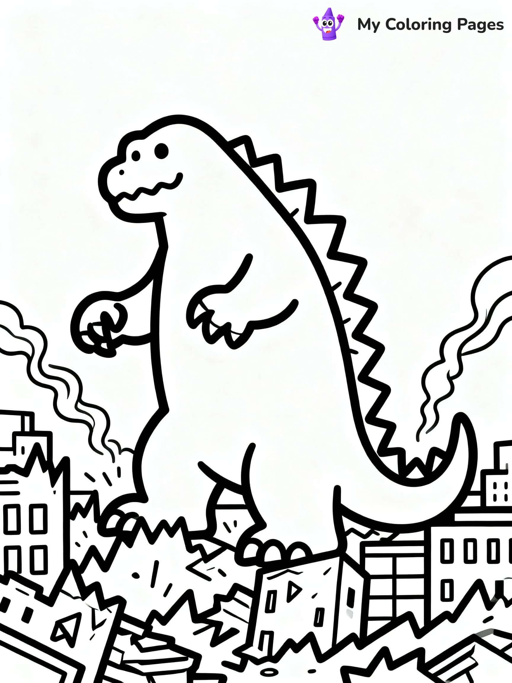 Godzilla Coloring Pages - 22