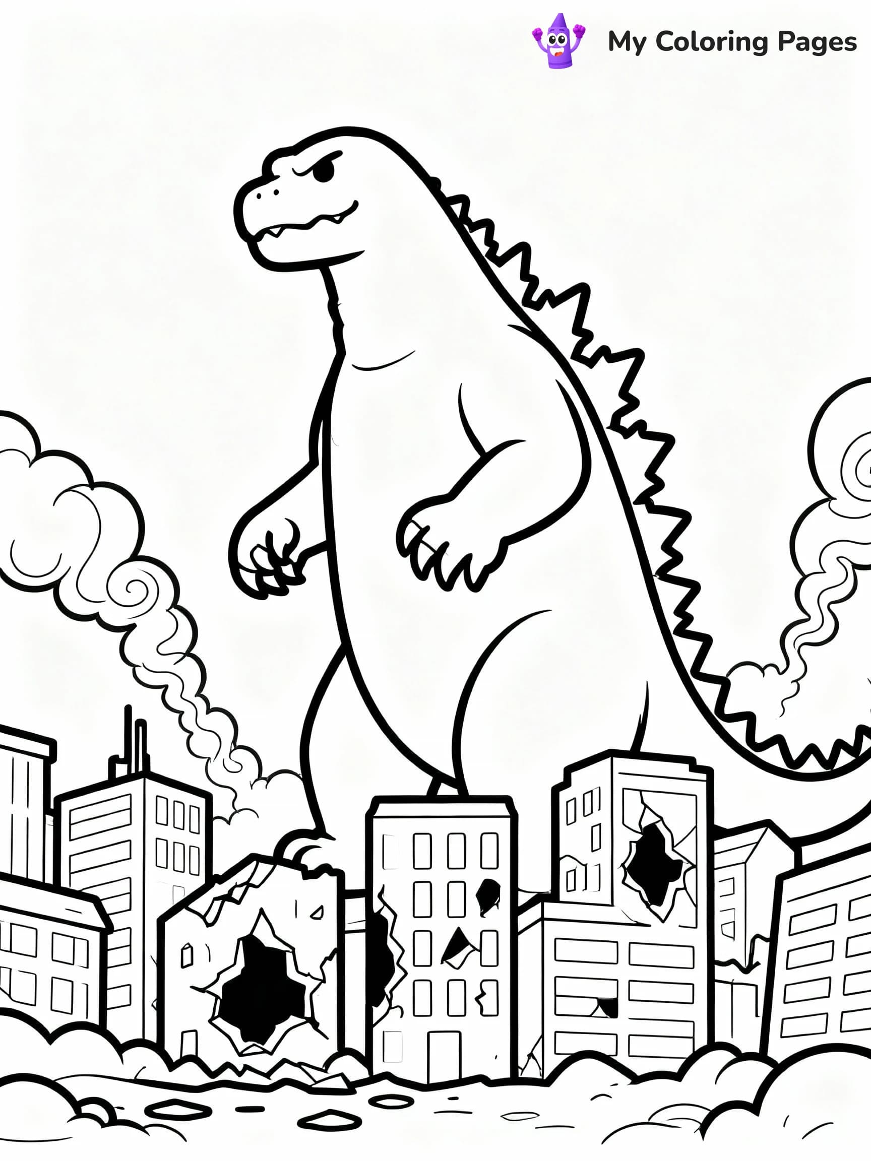 Godzilla Coloring Pages - 21