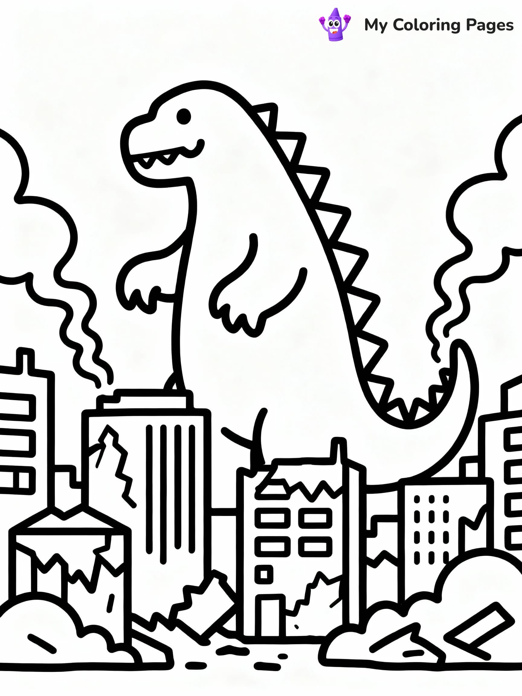 Godzilla Coloring Pages - 20