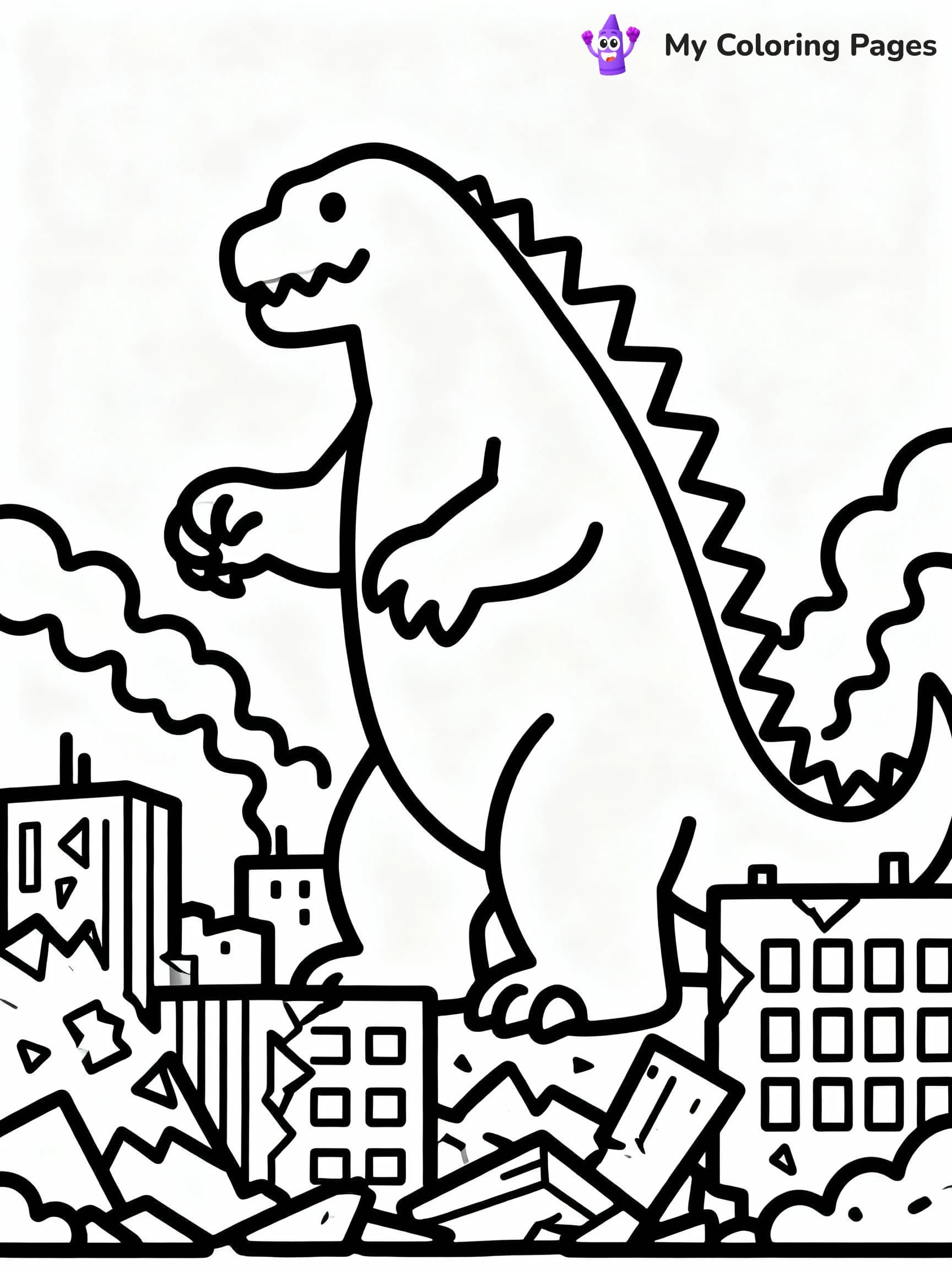 Godzilla Coloring Pages - 19