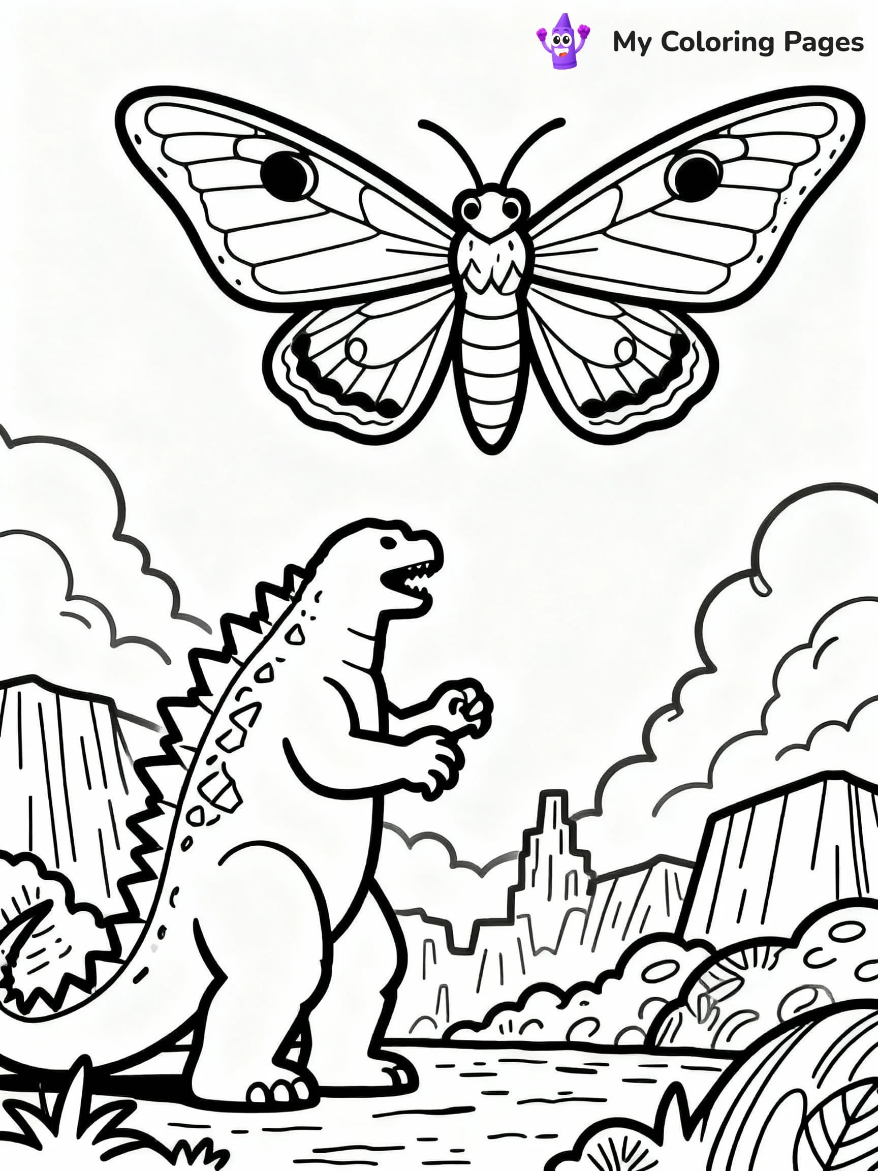Godzilla Coloring Pages - 15