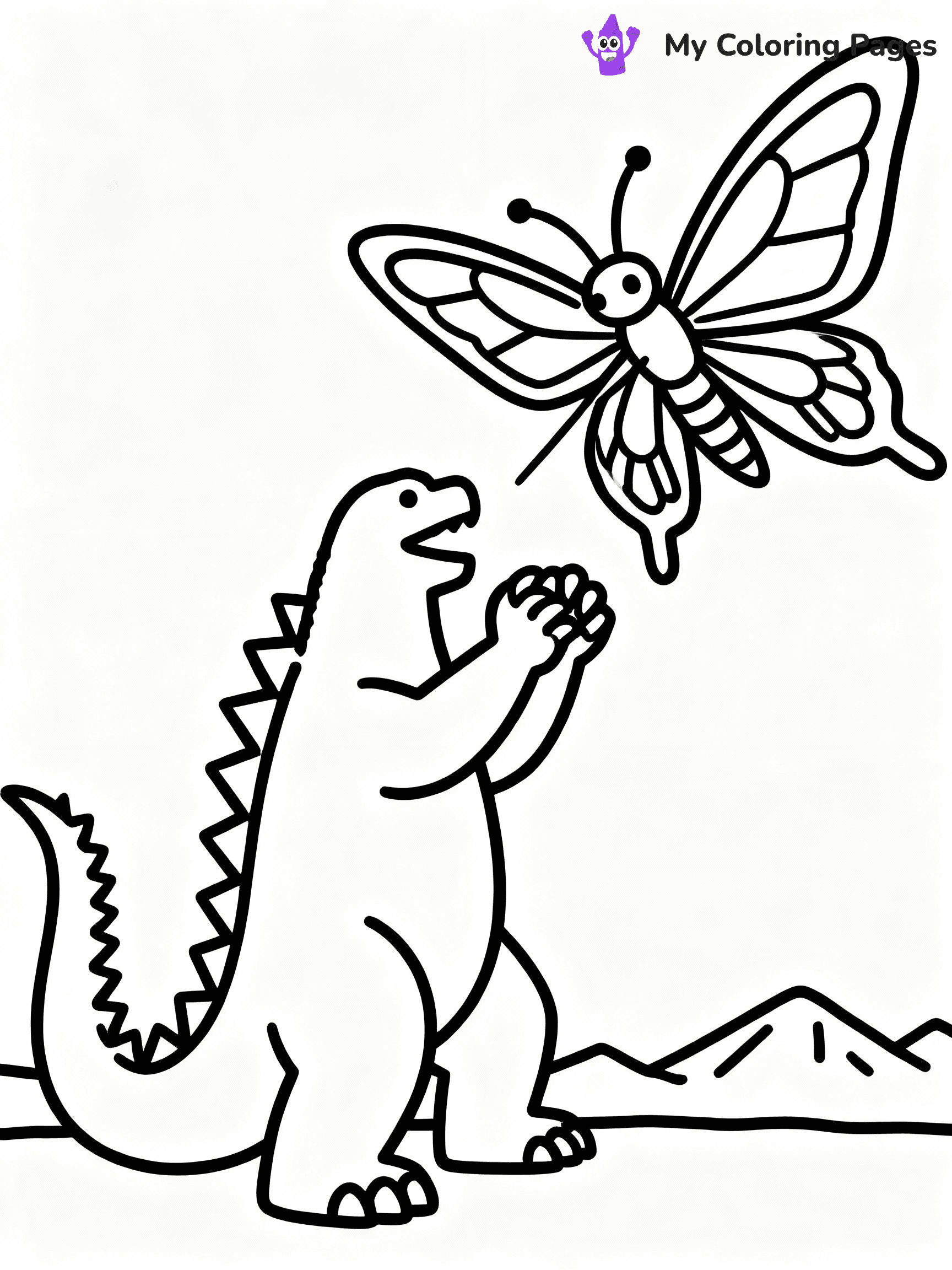 ⚠️ CRITICAL REQUIREMENT - ABSOLUTE BLACK AND WHITE ONLY ⚠️
This MUST be a BLACK AND WHITE line drawing ONLY. NO COLORS whatsoever.
- ONLY pure black lines (#000000) on pure white background (#FFFFFF)
- ABSOLUTELY NO colors, NO shading, NO gradients, NO grayscale
- If there are ANY colors in the output, the image is REJECTED
- This is a COLORING PAGE - meant to be COLORED IN by children
- The output must be UNCOLORED line art ready for coloring
⚠️ SUBJECT TO DRAW: Godzilla facing off against a giant Mothra, dramatic pose, intense atmosphere
(REMEMBER: Output must be BLACK AND WHITE line art only, NOT colored!)
# COLORING PAGE: BLACK OUTLINES ONLY - WHITE BACKGROUND MANDATORY
Create a **coloring book page** using EXACTLY two values: black lines, white space.
## NON-NEGOTIABLE BINARY RULES
- **ONLY #000000 (black) and #FFFFFF (white)** - NO other values exist
- **EVERY PIXEL = BLACK OR WHITE** - no gray/shading/antialiasing
- **WHITE BACKGROUND MANDATORY** - entire canvas stays white
- **ALL SHAPES HOLLOW** - everything is empty outlines waiting to be colored
- **FORBIDDEN:** fills, shading, gradients, patterns, textures, colors
- **NO SOLID REGIONS** - if it's not a thin line, it's wrong
## Universal Line Standards
- Black outlines ONLY - thin, uniform weight
- Every shape completely empty inside
- Closed contours suitable for coloring
- Simple flat illustration - zero depth/3D/realism
- **Style:** Whimsical Doodle Art Alley - rounded, friendly outlines (unless specified)
## Everything = Outline Only
- Characters/animals: hollow shapes
- Objects/clothing: empty contours
- Backgrounds/scenery: line work only
- Natural elements: outlined forms
- Dark/night areas: don't exist (use outlined symbols)
- Textures/patterns: convert to simple lines
## The Test
Can a child color EVERY white space with crayons? If any area is pre-filled/shaded/gray or colored in, it FAILS. Every shape must be waiting to receive color.
**FINAL OUTPUT**: Binary coloring page. Black lines define shapes. White spaces ready for coloring. Nothing else exists. No exceptions. Print-ready.
⚠️ FINAL REMINDER: Draw the subject "Godzilla facing off against a giant Mothra, dramatic pose, intense atmosphere" as BLACK AND WHITE line art. Zero colors in output.