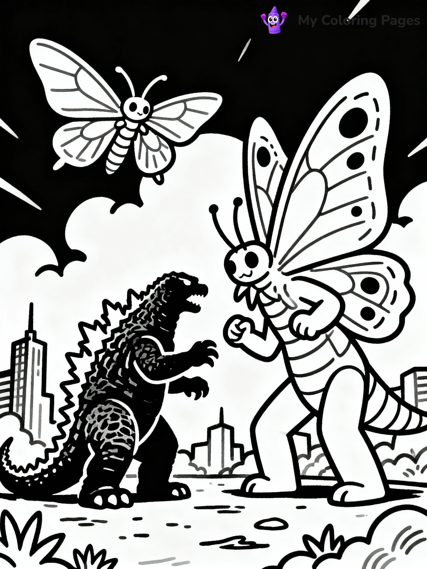 Godzilla Coloring Pages - 11