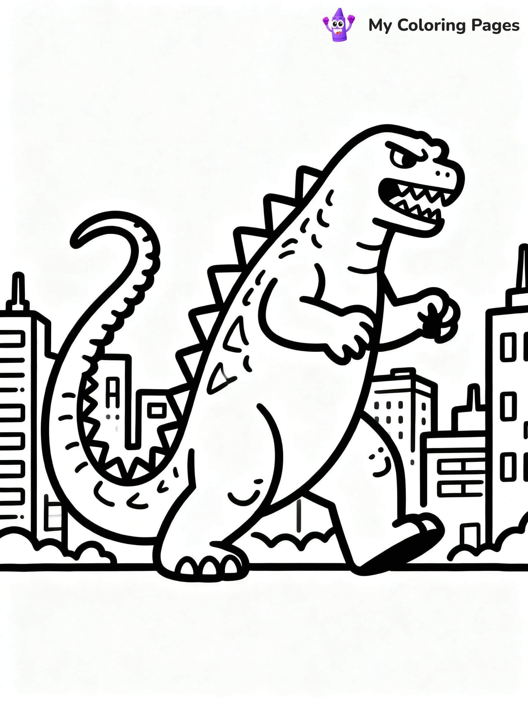 Godzilla Coloring Pages - 9