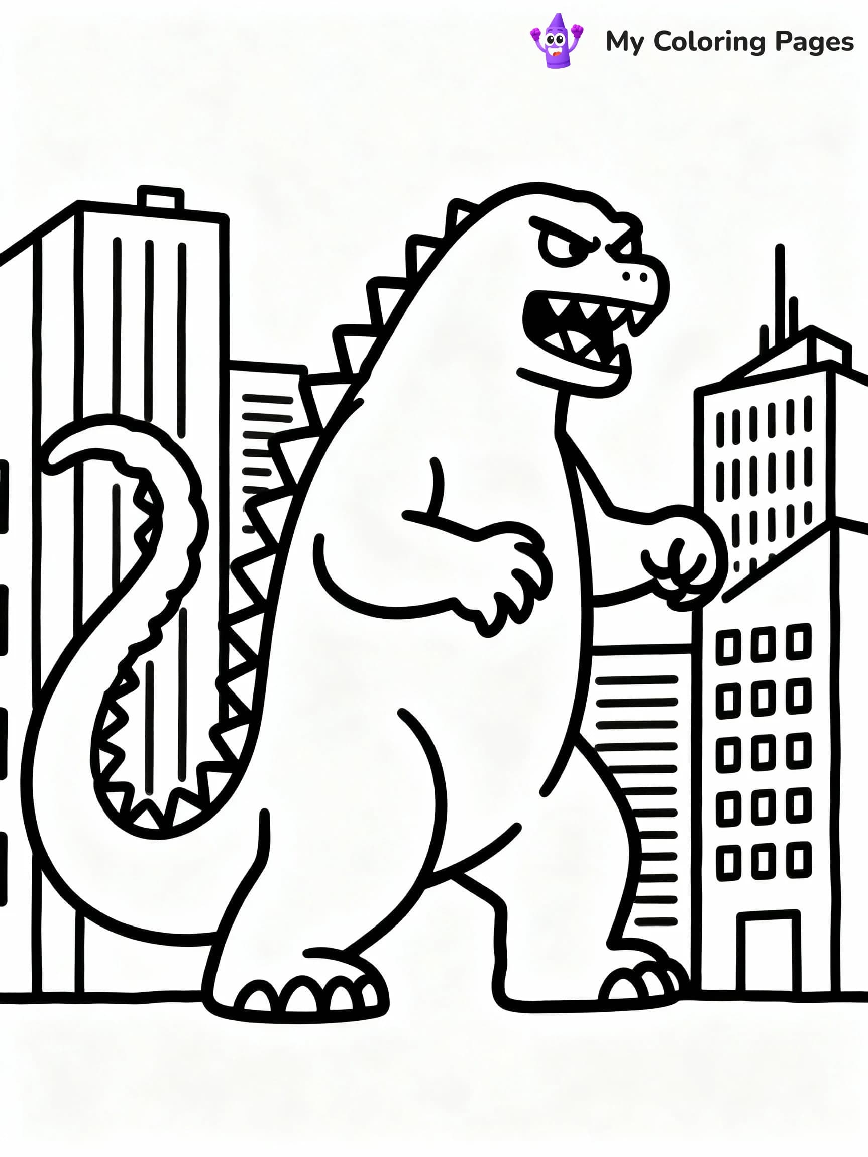Godzilla Coloring Pages - 8