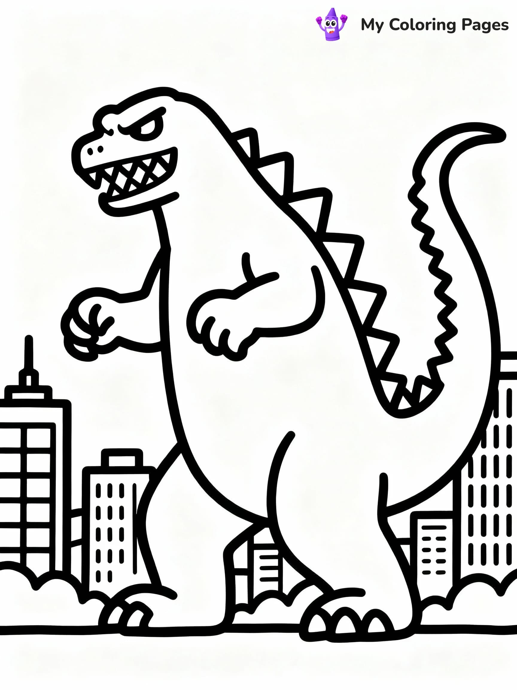 Godzilla Coloring Pages - 6