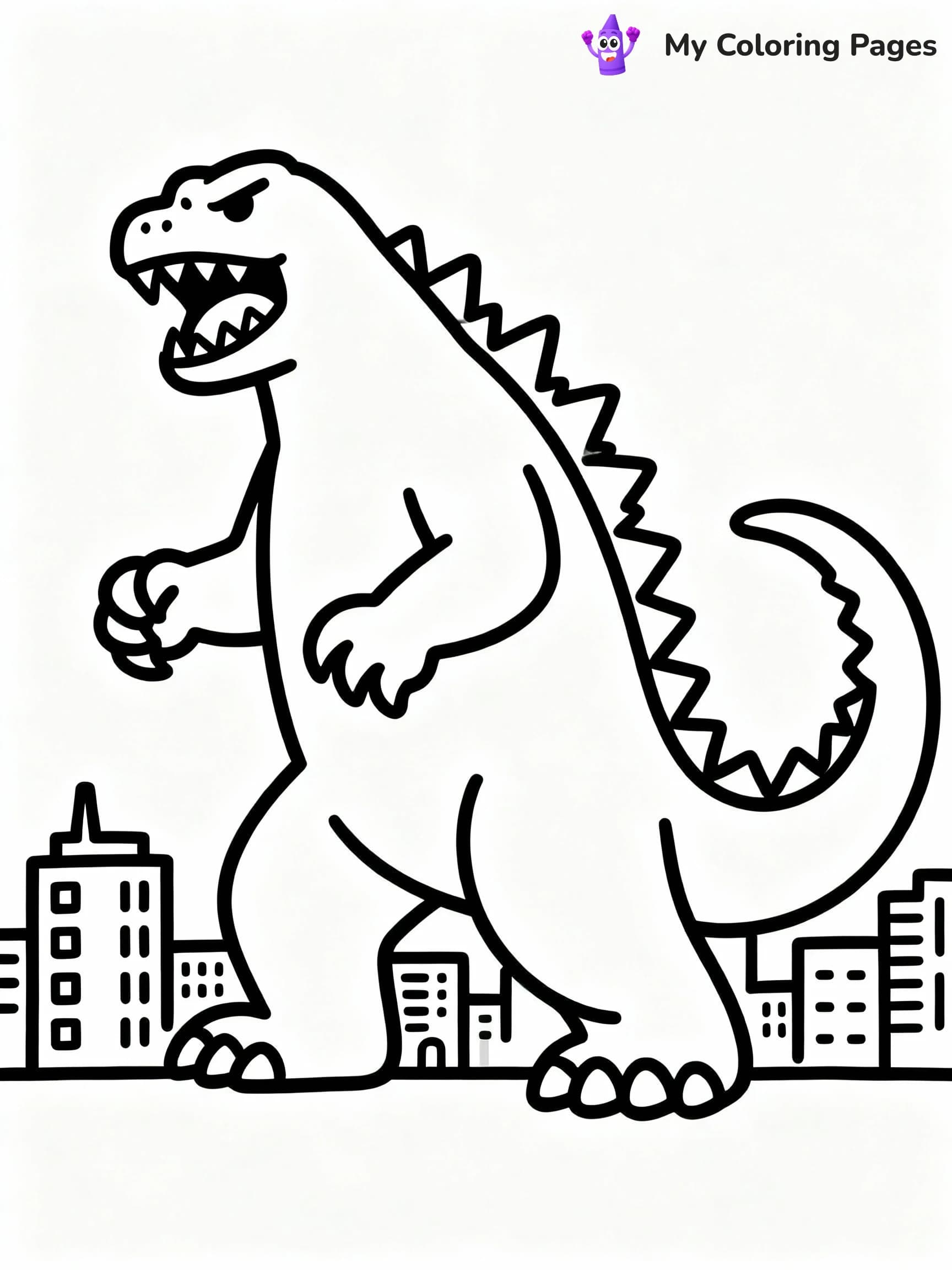 Godzilla Coloring Pages - 5