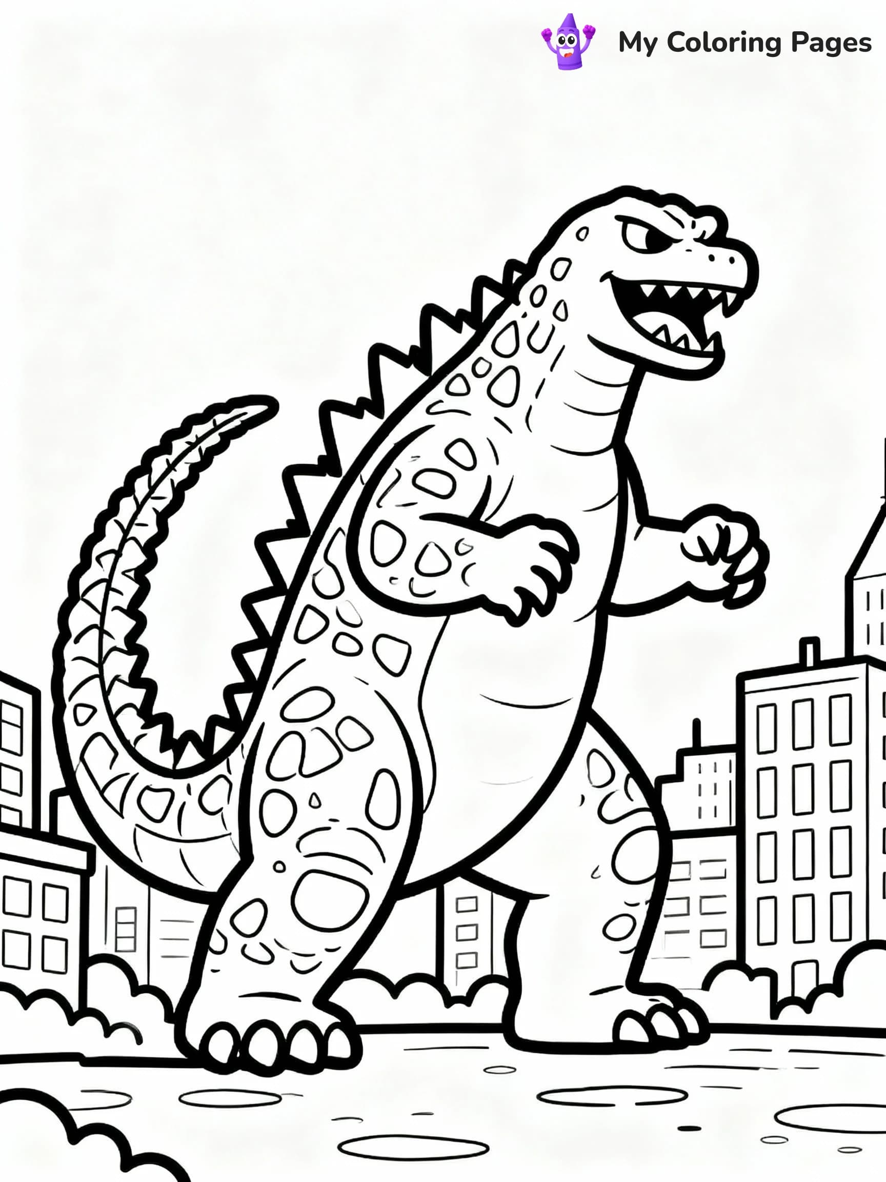Godzilla Coloring Pages - 3