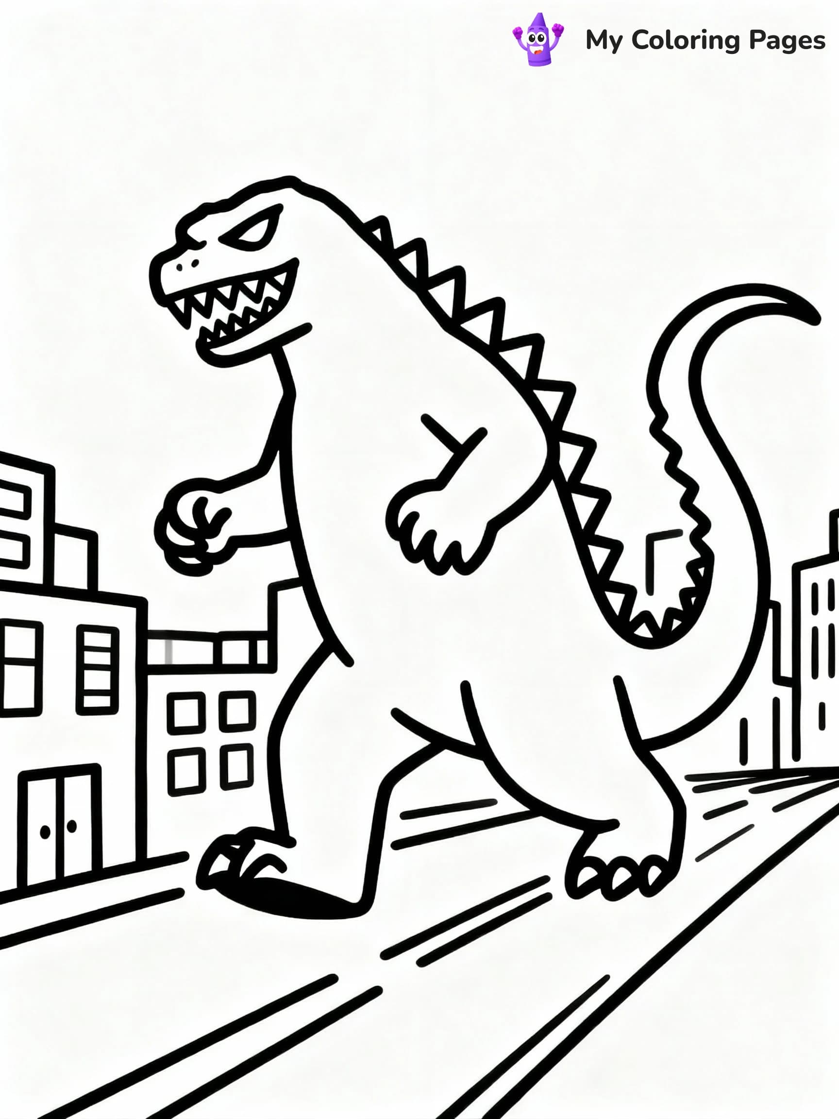 Godzilla Coloring Pages - 2