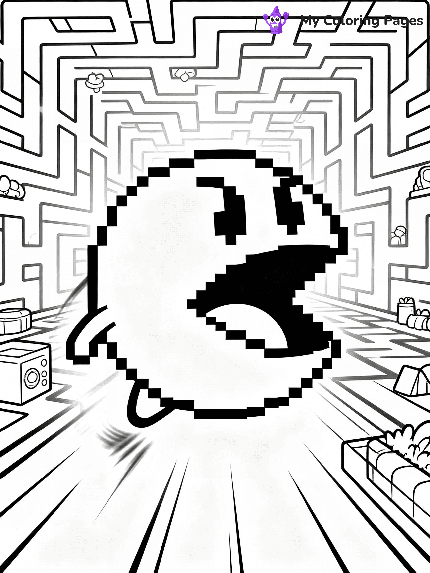 Pacman Coloring Pages - 17