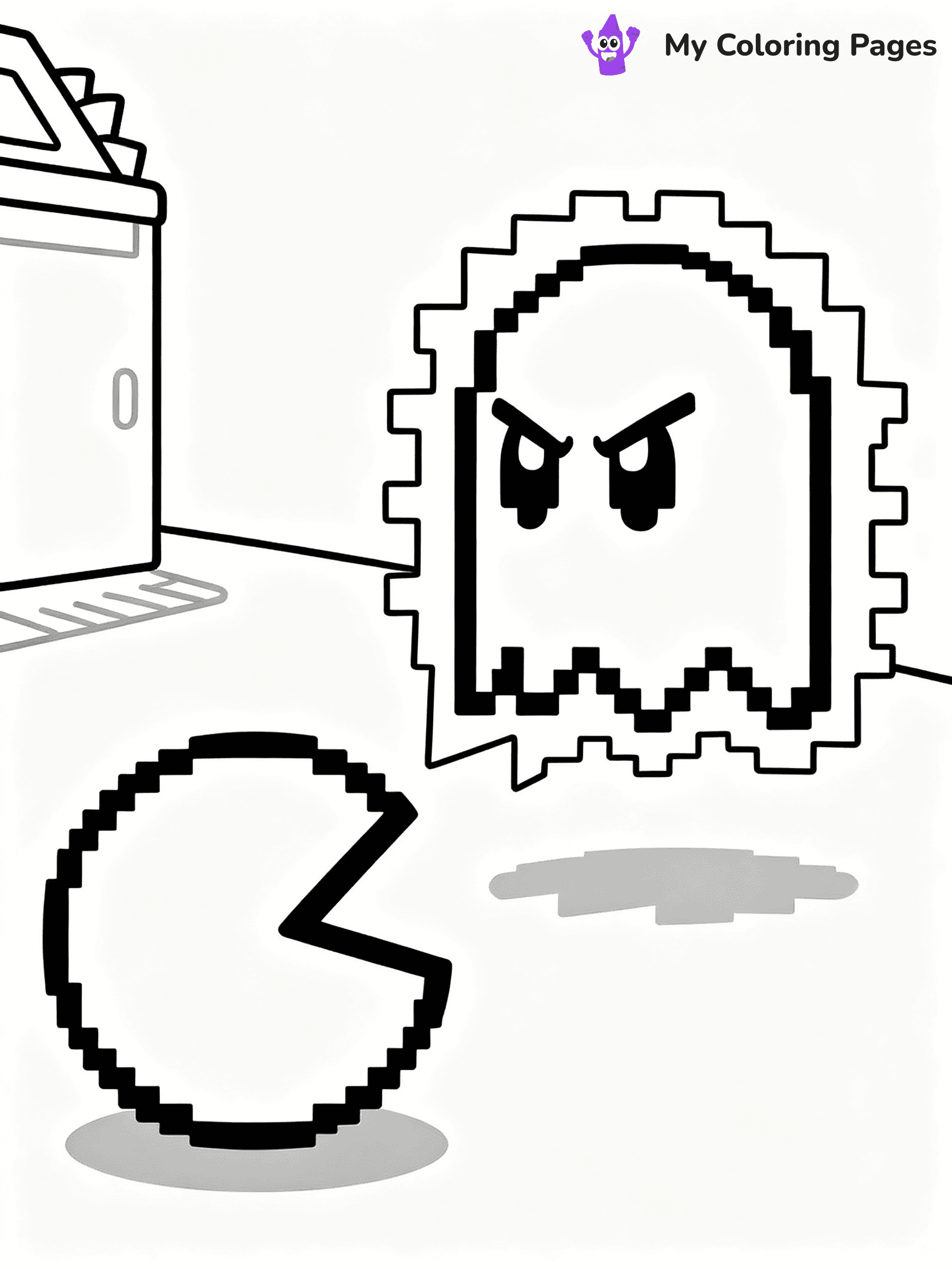 Pacman Coloring Pages - 12