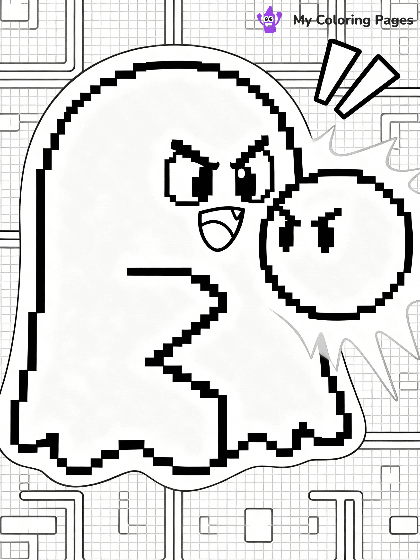 Pacman Coloring Pages - 10