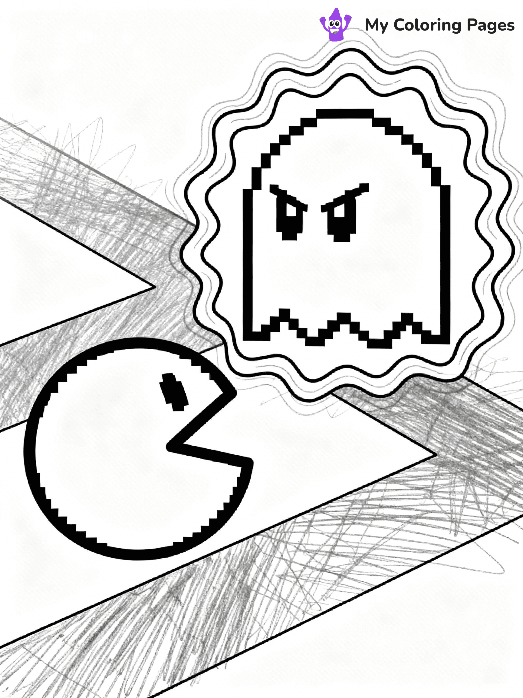 Pacman Coloring Pages - 7