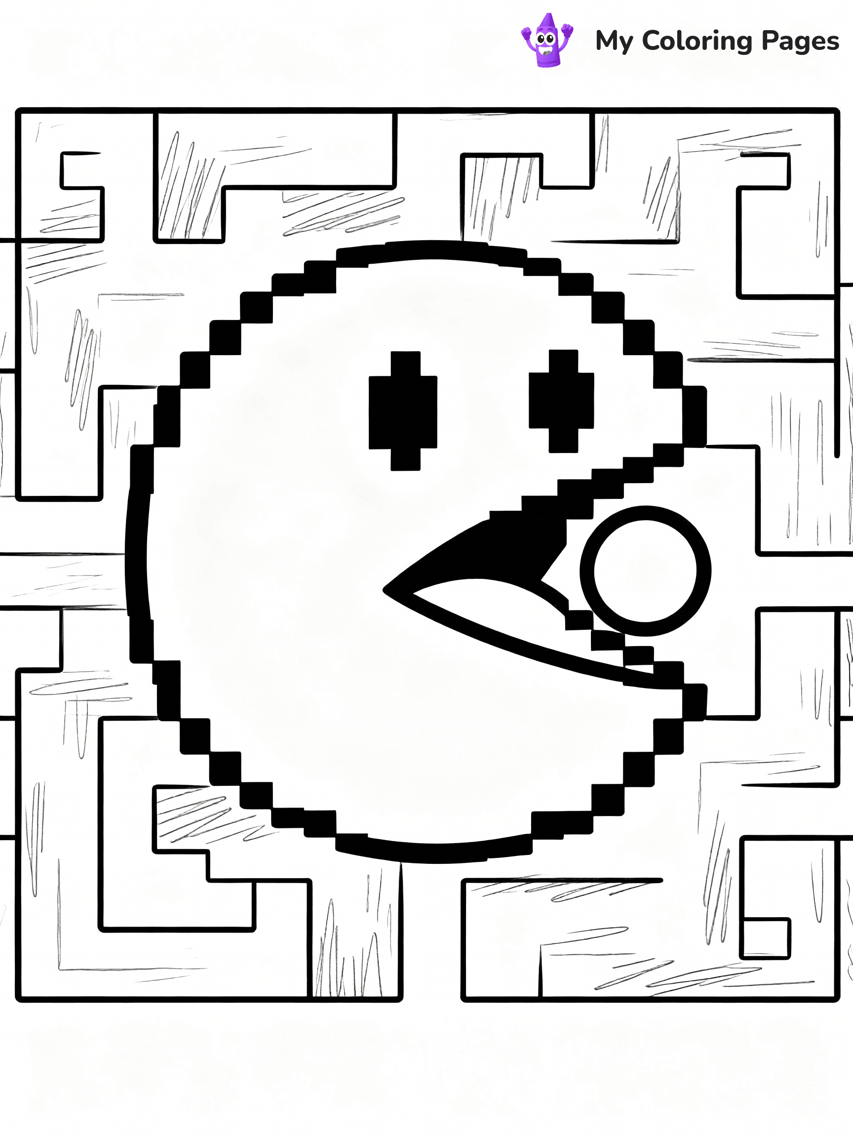 Pacman Coloring Pages - 4