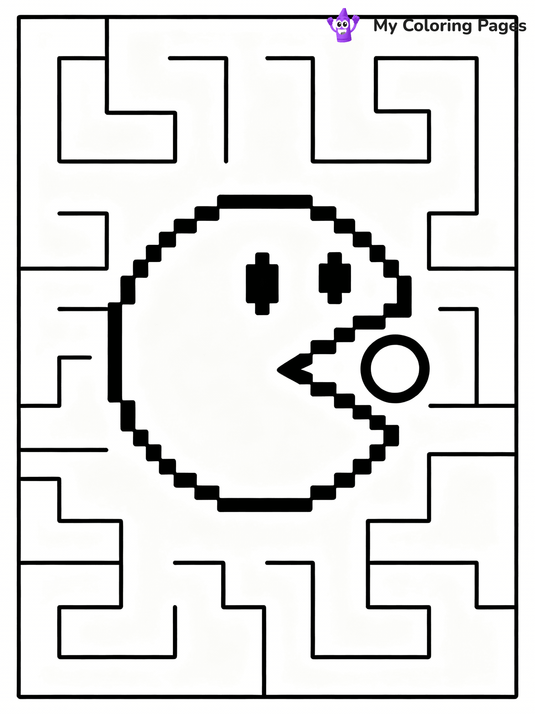 Pacman Coloring Pages - 3