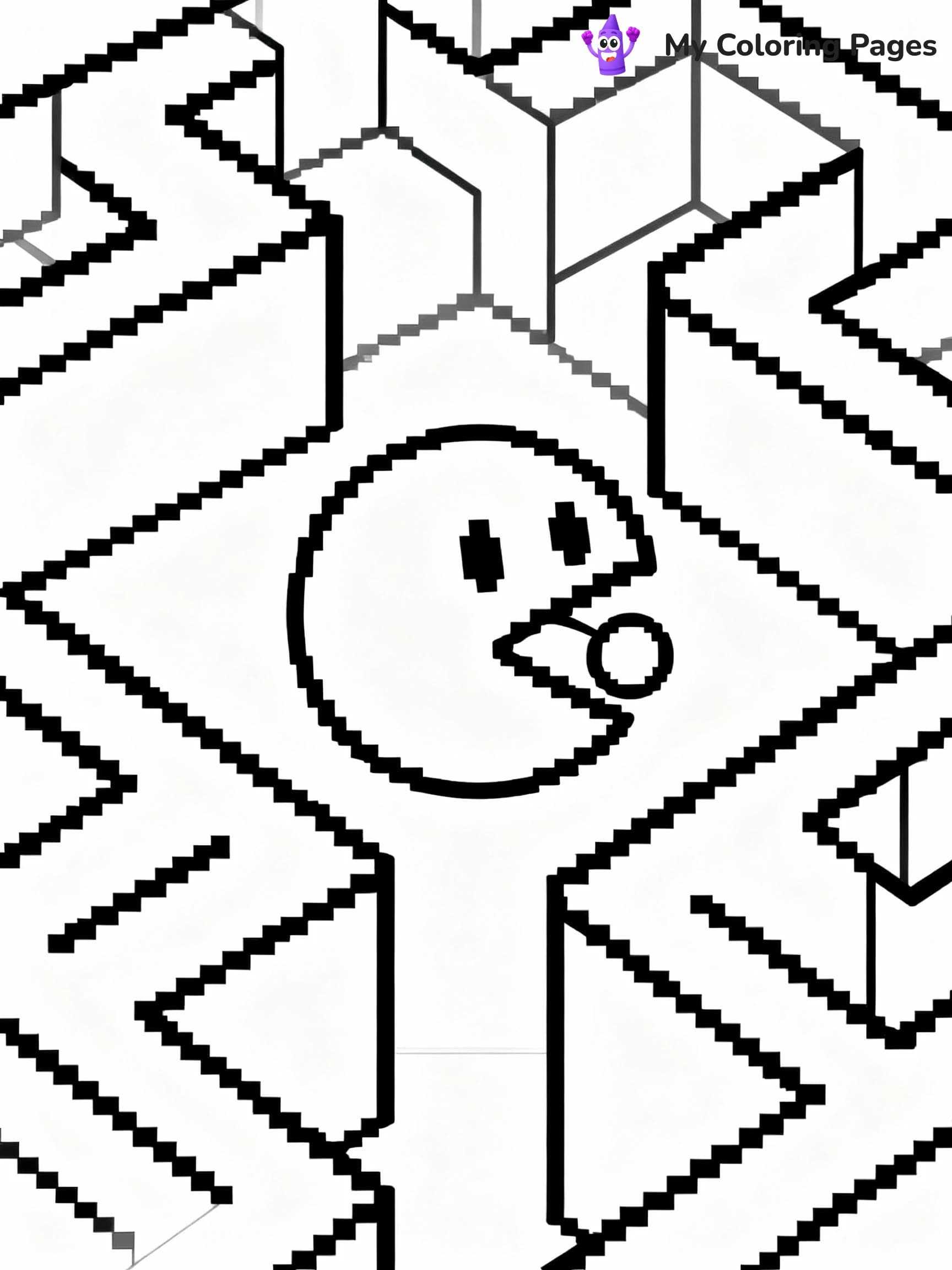 Pacman Coloring Pages - 1