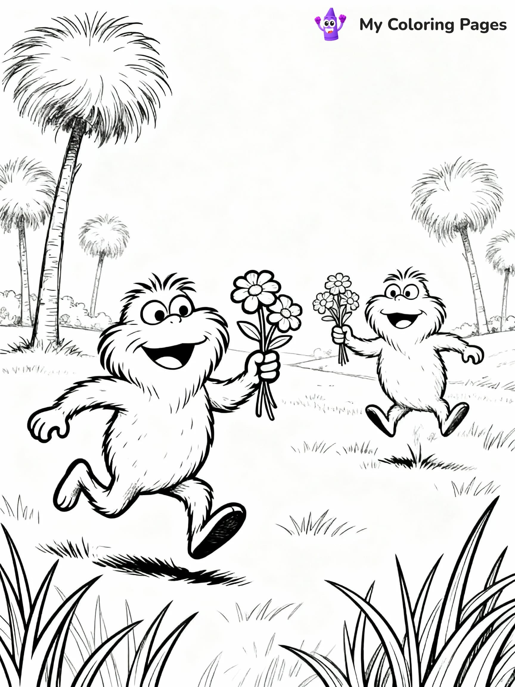 Lorax Coloring Pages - 19