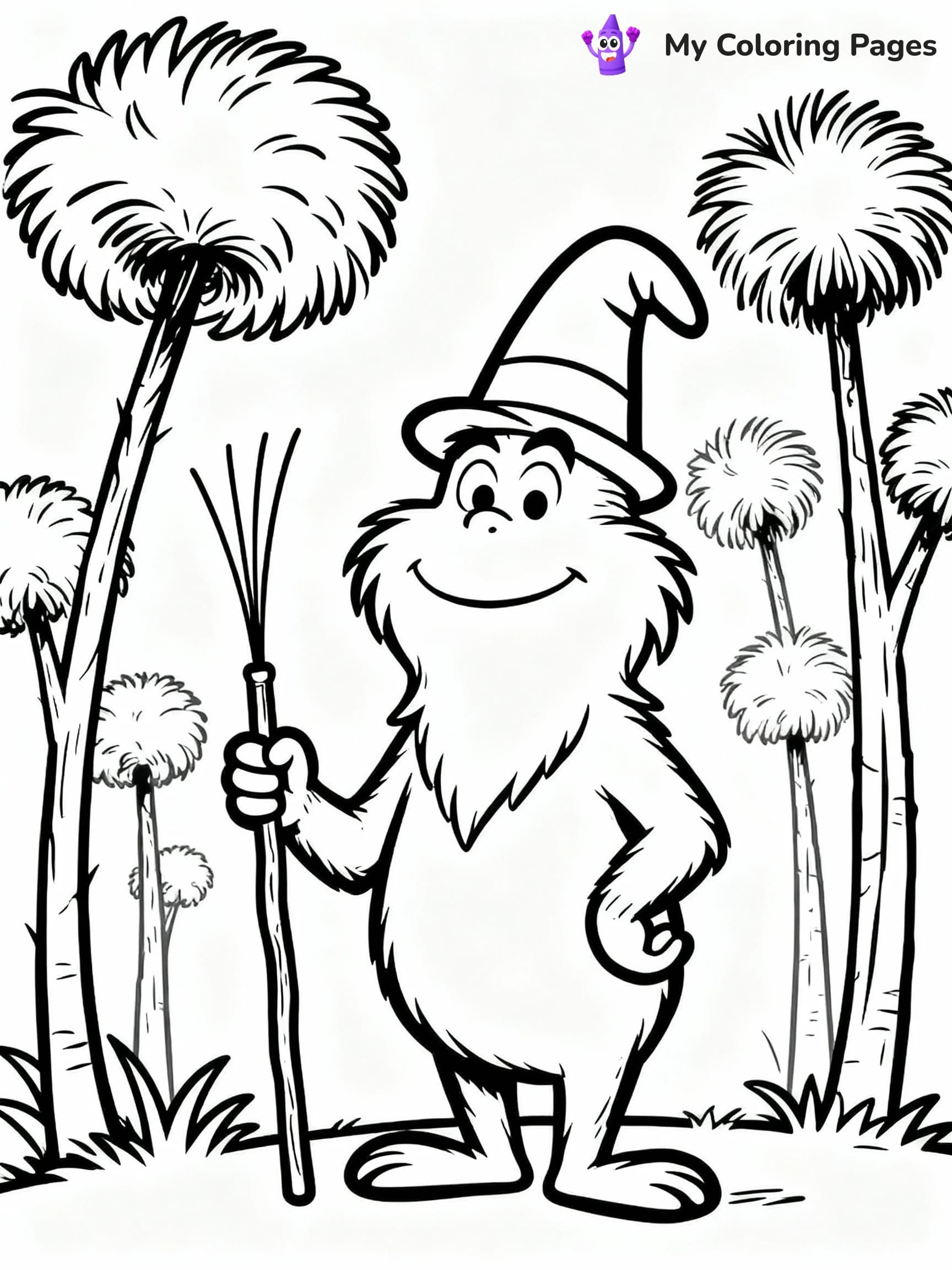 Lorax Coloring Pages - 18
