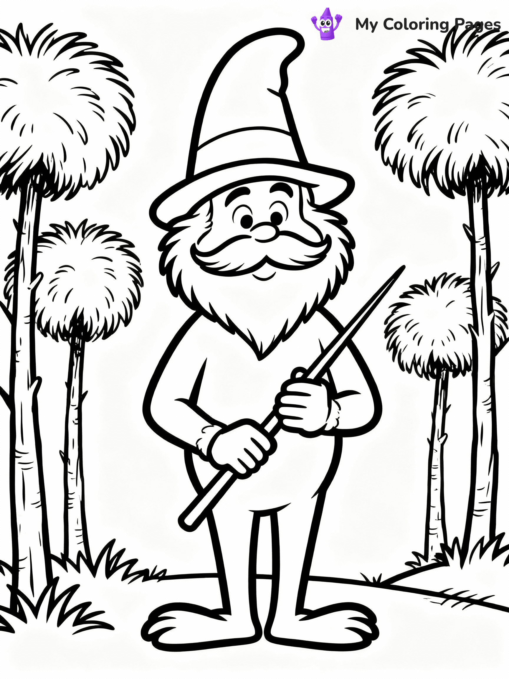 Lorax Coloring Pages - 17